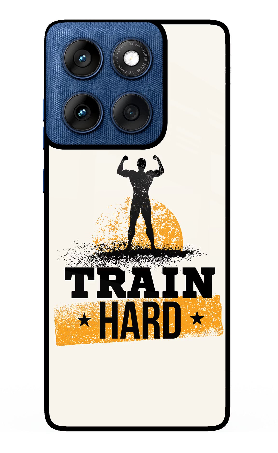 Train Hard Moto Edge 60 Glass Case - Train Hard Moto Edge 60 Glass Case Train Hard Moto Edge 60 Glass Case
