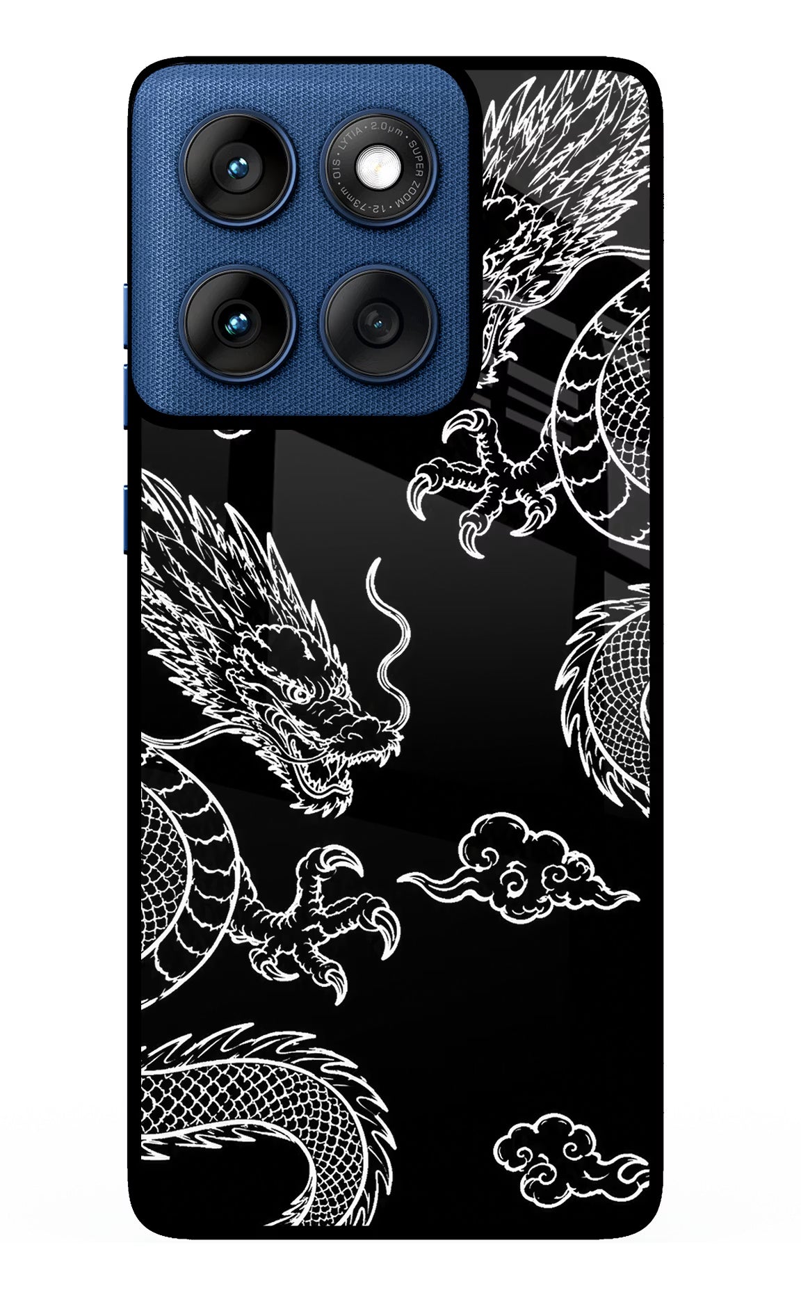 Twin Dragons Moto Edge 60 Glass Case - Twin Dragons Moto Edge 60 Glass Case Twin Dragons Moto Edge 60 Glass Case