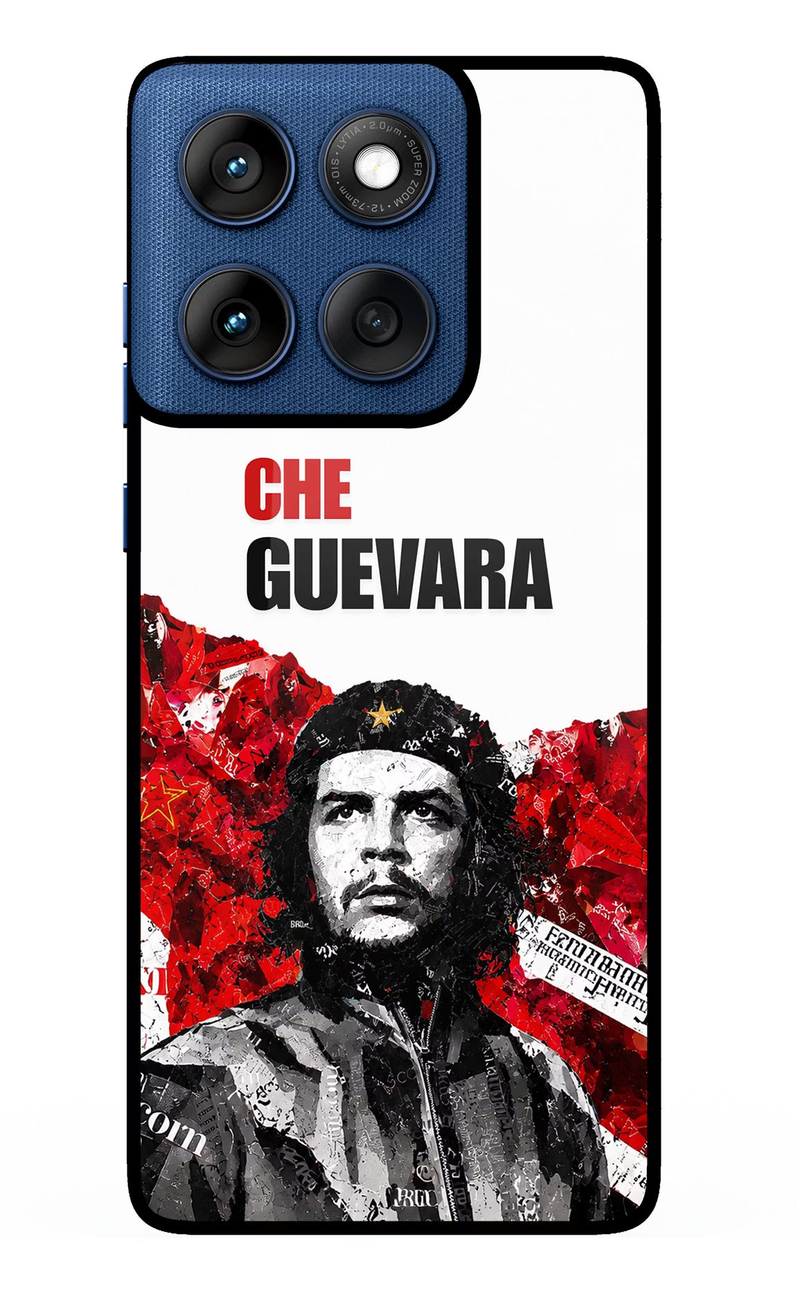 Che Guevara Revolution Moto Edge 60 Glass Case - Che Guevara Revolution Moto Edge 60 Glass Case Che Guevara Revolution Moto Edge 60 Glass Case