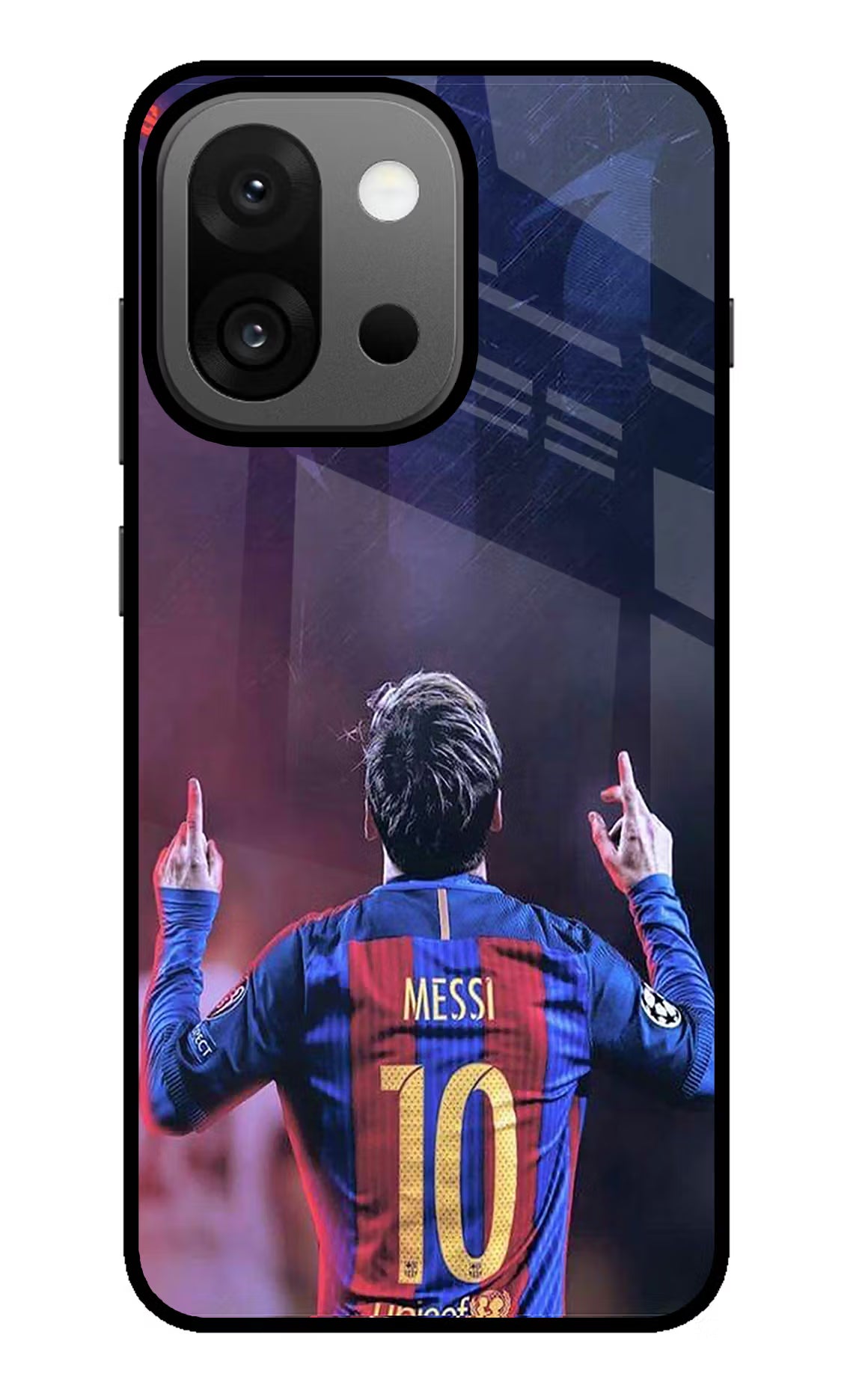 Messi OnePlus 13s Back Cover - Messi OnePlus 13s Glass Case Back Cover by Casekaro Messi OnePlus 13s Glass Case Back Cover by Casekaro