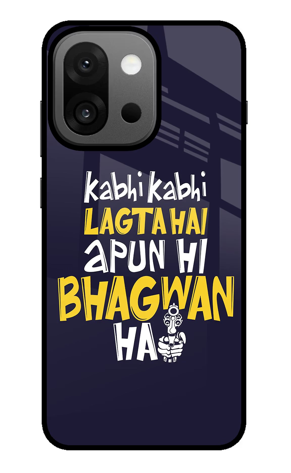 Kabhi Kabhi Lagta Hai Apun Hi Bhagwan Hai OnePlus 13s Glass Case - Kabhi Kabhi Lagta Hai Apun Hi Bhagwan Hai OnePlus 13s Glass Case Kabhi Kabhi Lagta Hai Apun Hi Bhagwan Hai OnePlus 13s Glass Case