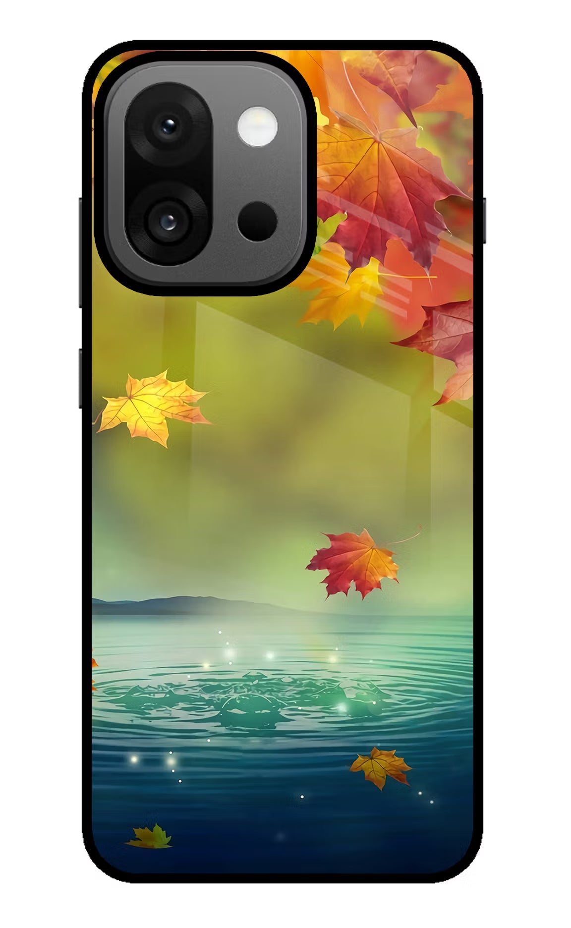 Flowers OnePlus 13s Back Cover - Flowers OnePlus 13s Glass Case Back Cover by Casekaro Flowers OnePlus 13s Glass Case Back Cover by Casekaro