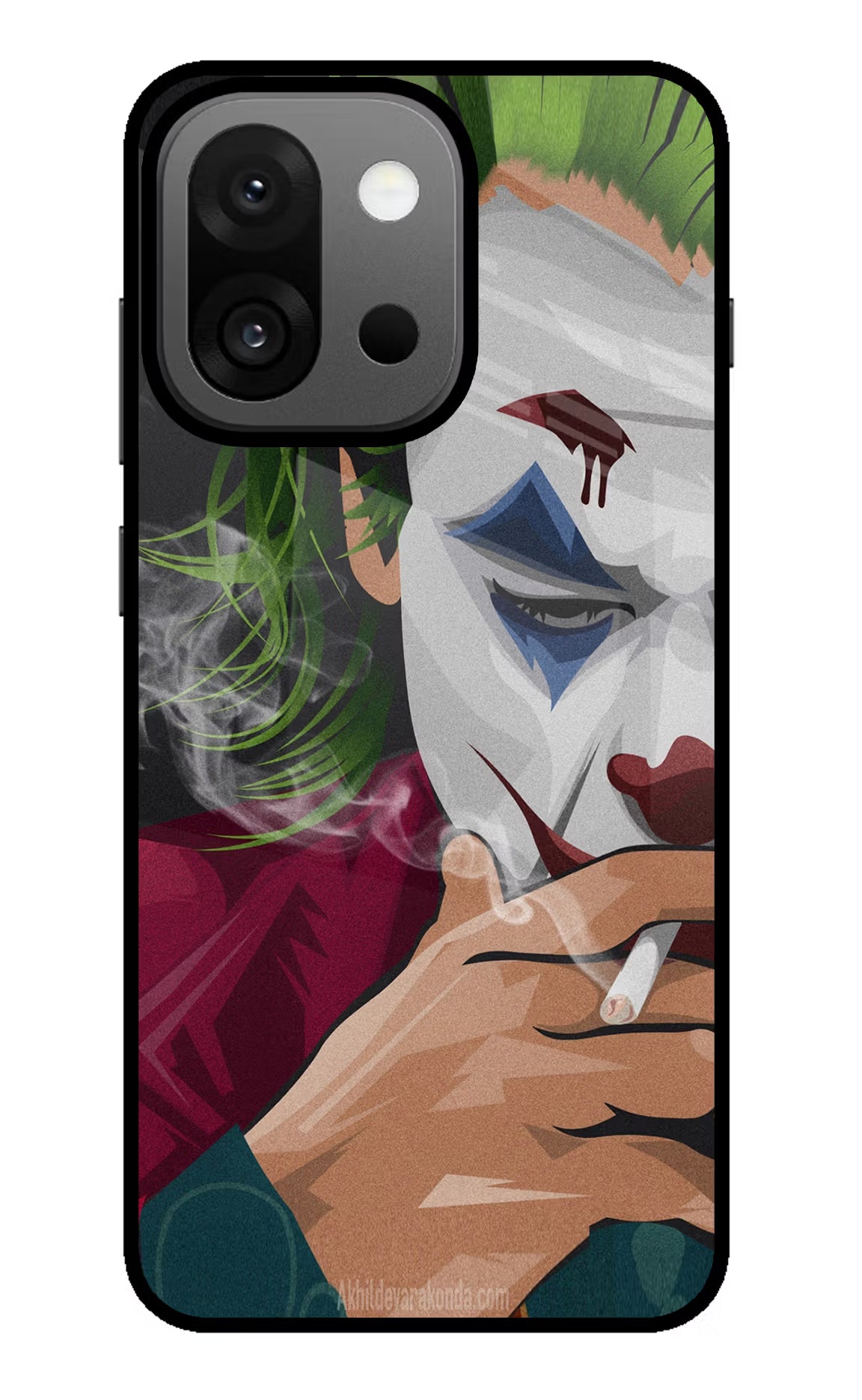 Joker Smoking OnePlus 13s Back Cover - Joker Smoking OnePlus 13s Glass Case Back Cover by Casekaro Joker Smoking OnePlus 13s Glass Case Back Cover by Casekaro