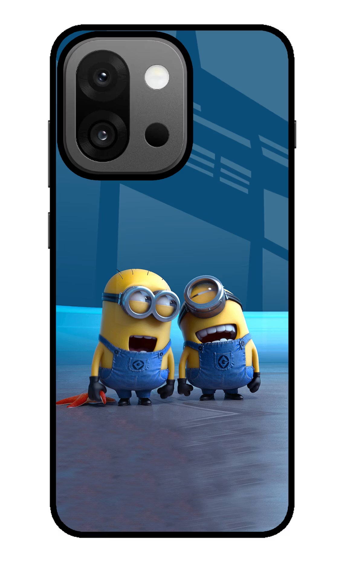 Minion Laughing OnePlus 13s Back Cover - Minion Laughing OnePlus 13s Glass Case Back Cover by Casekaro Minion Laughing OnePlus 13s Glass Case Back Cover by Casekaro