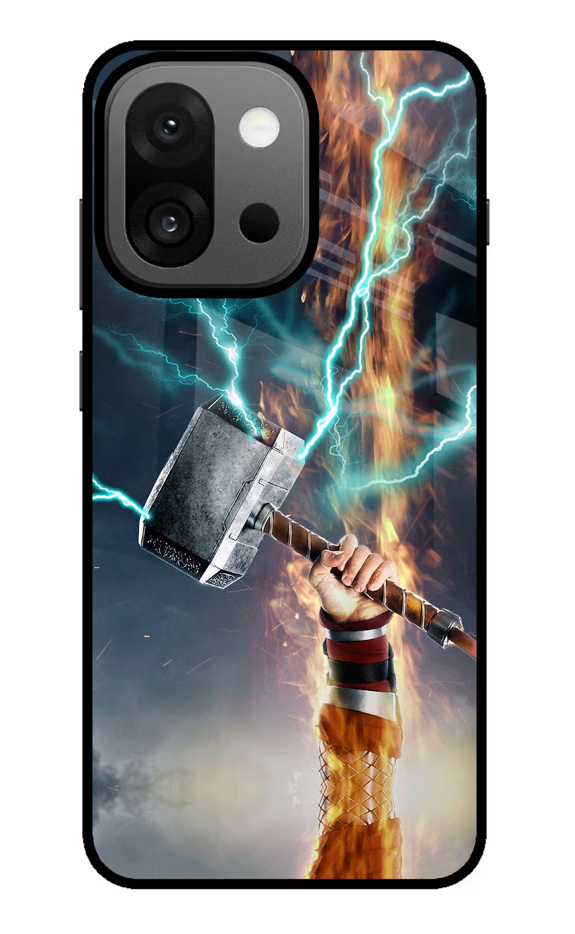 Thor Hammer Mjolnir OnePlus 13s Back Cover - Thor Hammer Mjolnir OnePlus 13s Glass Case Back Cover by Casekaro Thor Hammer Mjolnir OnePlus 13s Glass Case Back Cover by Casekaro