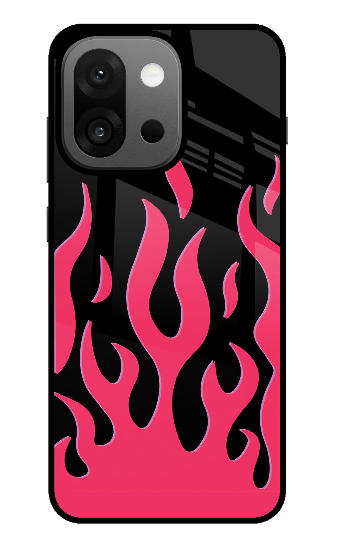 Fire Flames OnePlus 13s Back Cover - Fire Flames OnePlus 13s Glass Case Back Cover by Casekaro Fire Flames OnePlus 13s Glass Case Back Cover by Casekaro