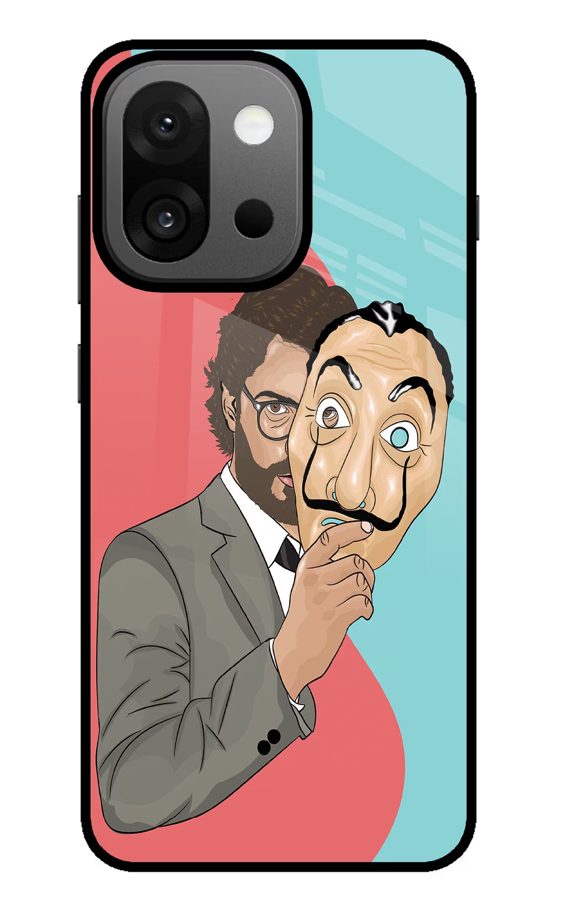 Professor OnePlus 13s Back Cover - Professor OnePlus 13s Glass Case Back Cover by Casekaro Professor OnePlus 13s Glass Case Back Cover by Casekaro