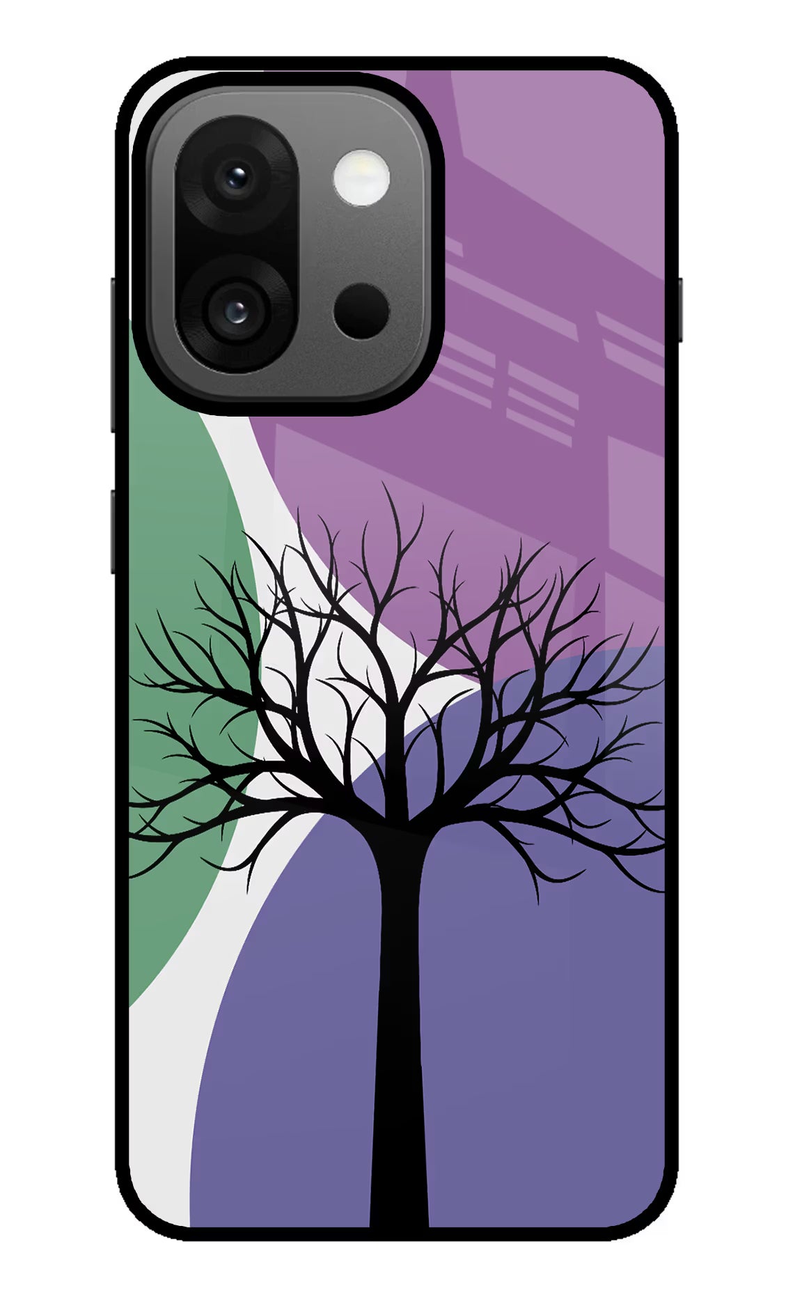 Tree Art OnePlus 13s Back Cover - Tree Art OnePlus 13s Glass Case Back Cover by Casekaro Tree Art OnePlus 13s Glass Case Back Cover by Casekaro