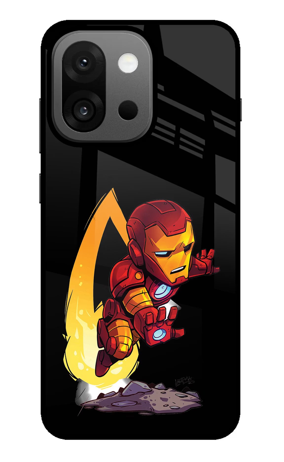 IronMan OnePlus 13s Back Cover - IronMan OnePlus 13s Glass Case Back Cover by Casekaro IronMan OnePlus 13s Glass Case Back Cover by Casekaro