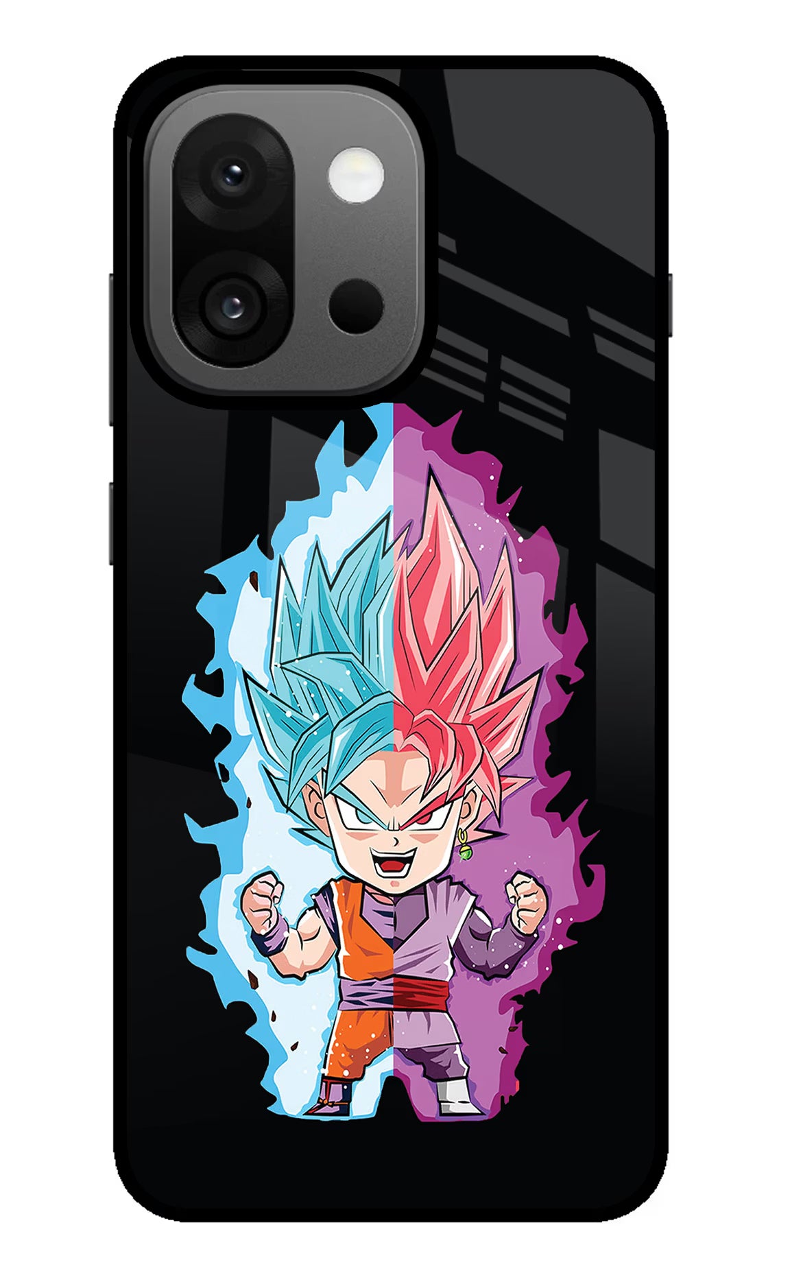Chota Goku OnePlus 13s Back Cover - Chota Goku OnePlus 13s Glass Case Back Cover by Casekaro Chota Goku OnePlus 13s Glass Case Back Cover by Casekaro