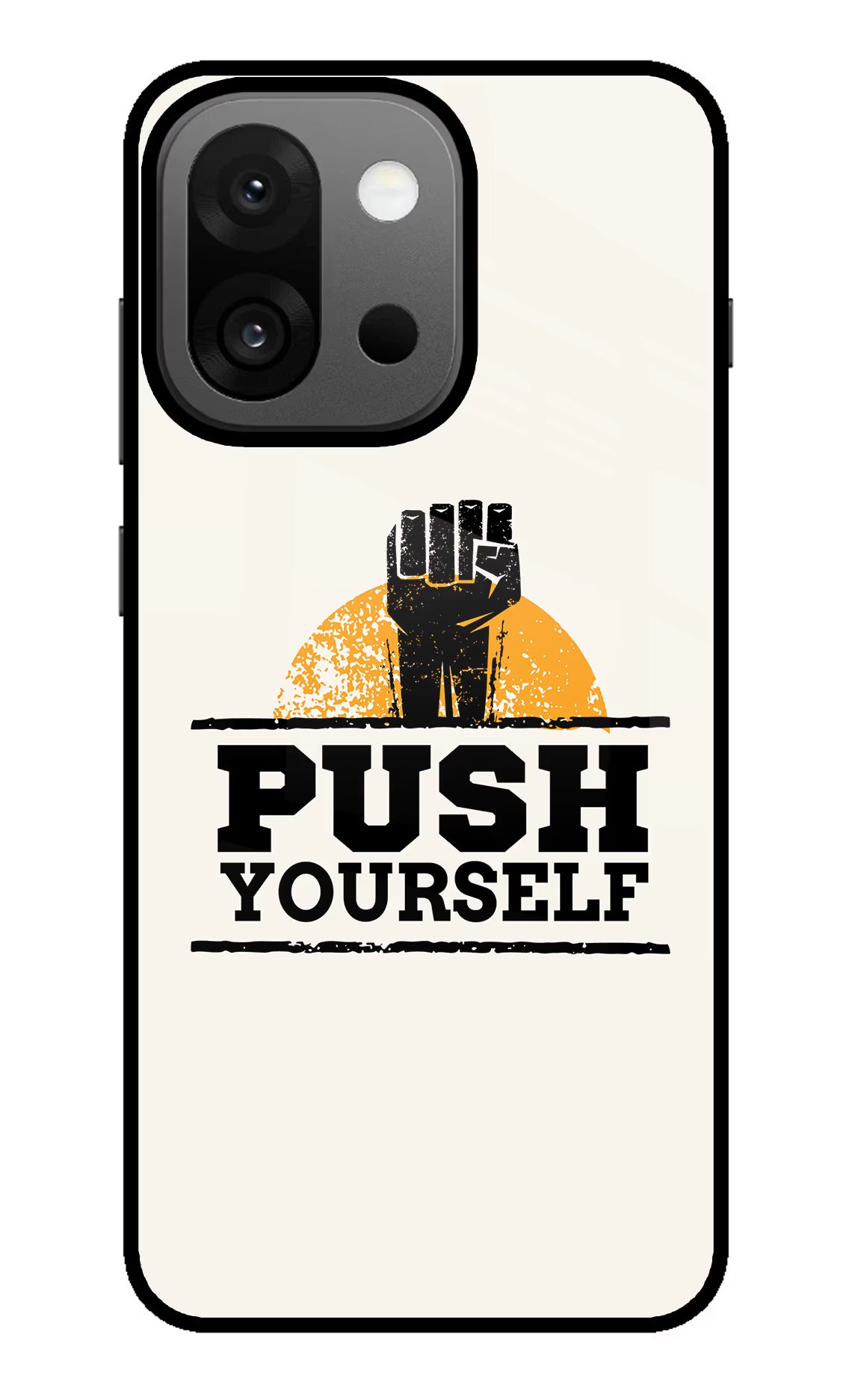 Push Yourself OnePlus 13s Back Cover - Push Yourself OnePlus 13s Glass Case Back Cover by Casekaro Push Yourself OnePlus 13s Glass Case Back Cover by Casekaro