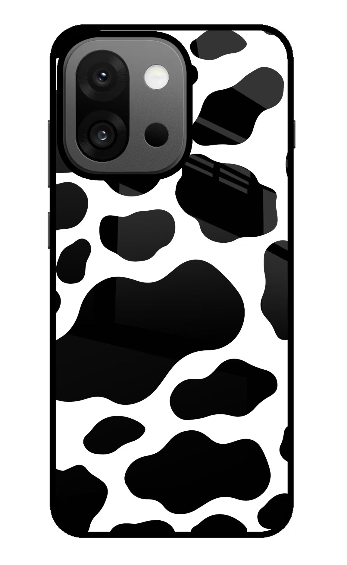 Cow Spots OnePlus 13s Back Cover - Cow Spots OnePlus 13s Glass Case Back Cover by Casekaro Cow Spots OnePlus 13s Glass Case Back Cover by Casekaro