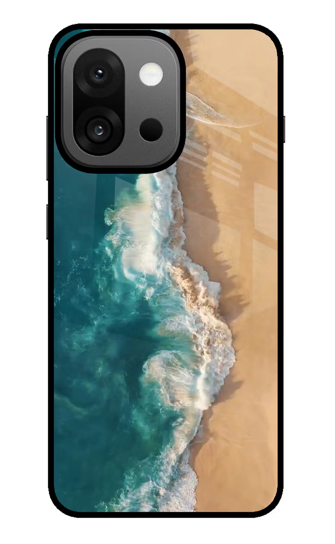 Ocean Beach OnePlus 13s Back Cover - Ocean Beach OnePlus 13s Glass Case Back Cover by Casekaro Ocean Beach OnePlus 13s Glass Case Back Cover by Casekaro