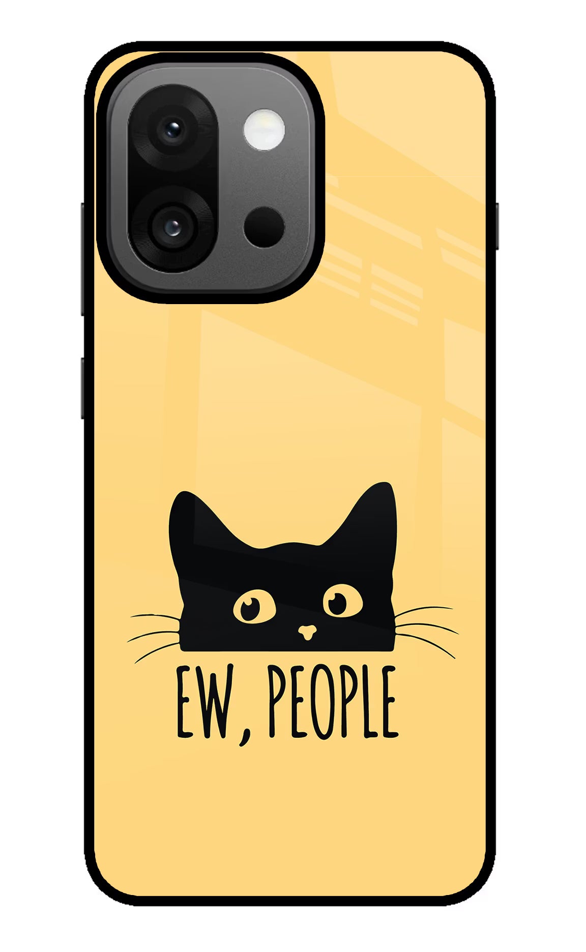 Ew People Catitude OnePlus 13s Back Cover - Ew People Catitude OnePlus 13s Glass Case Back Cover by Casekaro Ew People Catitude OnePlus 13s Glass Case Back Cover by Casekaro