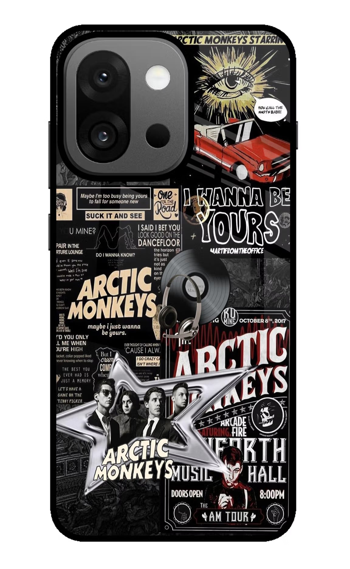 Arctic Monkeys OnePlus 13s Back Cover - Arctic Monkeys OnePlus 13s Glass Case Back Cover by Casekaro Arctic Monkeys OnePlus 13s Glass Case Back Cover by Casekaro