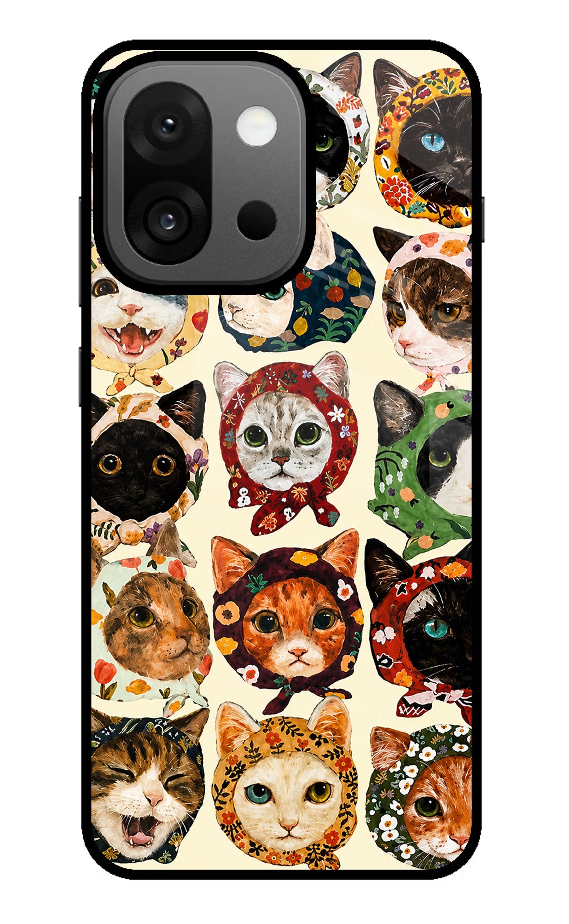 Cool Cat OnePlus 13s Glass Case - Cool Cat OnePlus 13s Glass Case Cool Cat OnePlus 13s Glass Case