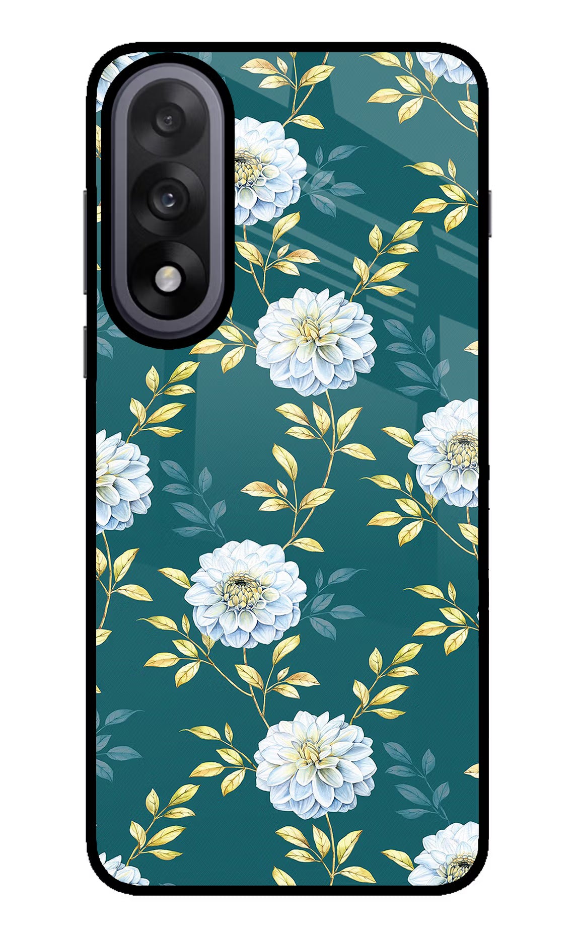 Flowers OnePlus Nord 5 Back Cover - Flowers OnePlus Nord 5 Glass Case Back Cover by Casekaro Flowers OnePlus Nord 5 Glass Case Back Cover by Casekaro