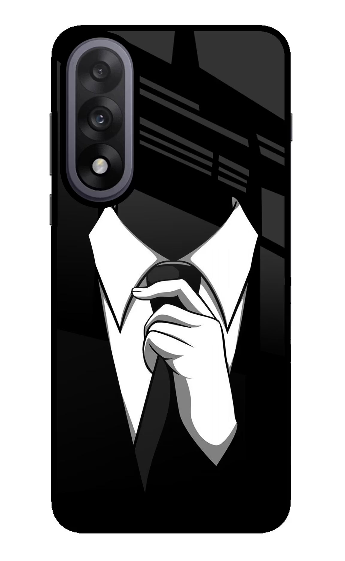 Black Tie OnePlus Nord 5 Glass Case - Black Tie OnePlus Nord 5 Glass Case Black Tie OnePlus Nord 5 Glass Case
