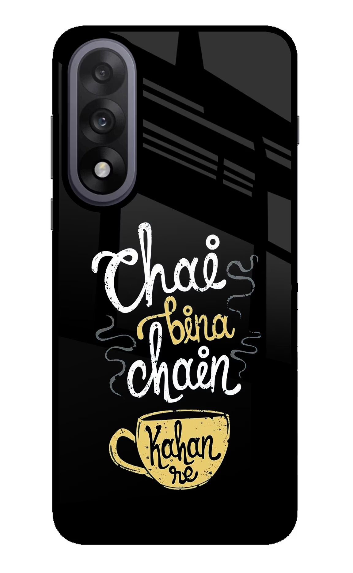 Chai Bina Chain Kaha Re OnePlus Nord 5 Glass Case - Chai Bina Chain Kaha Re OnePlus Nord 5 Glass Case Chai Bina Chain Kaha Re OnePlus Nord 5 Glass Case