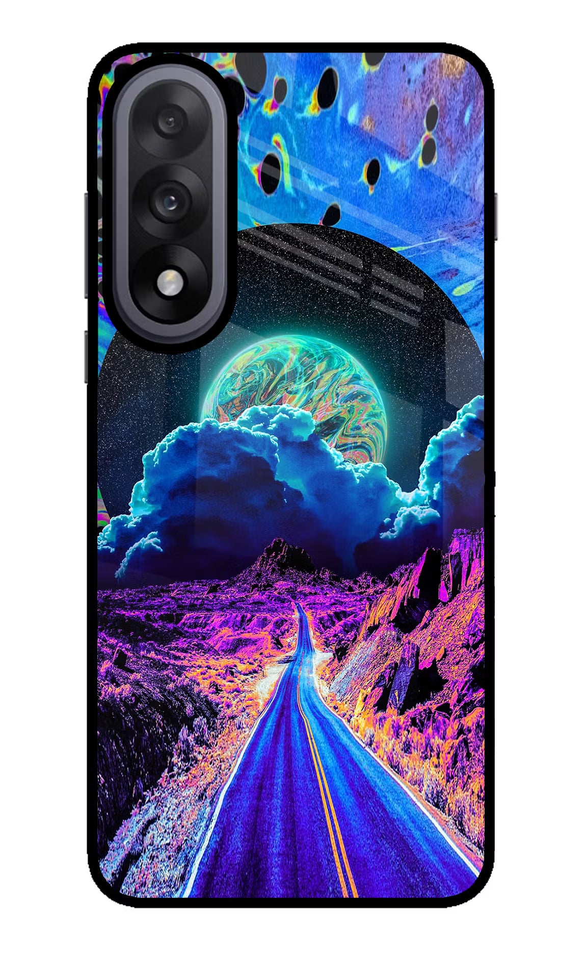 Psychedelic Painting OnePlus Nord 5 Back Cover - Psychedelic Painting OnePlus Nord 5 Glass Case Back Cover by Casekaro Psychedelic Painting OnePlus Nord 5 Glass Case Back Cover by Casekaro
