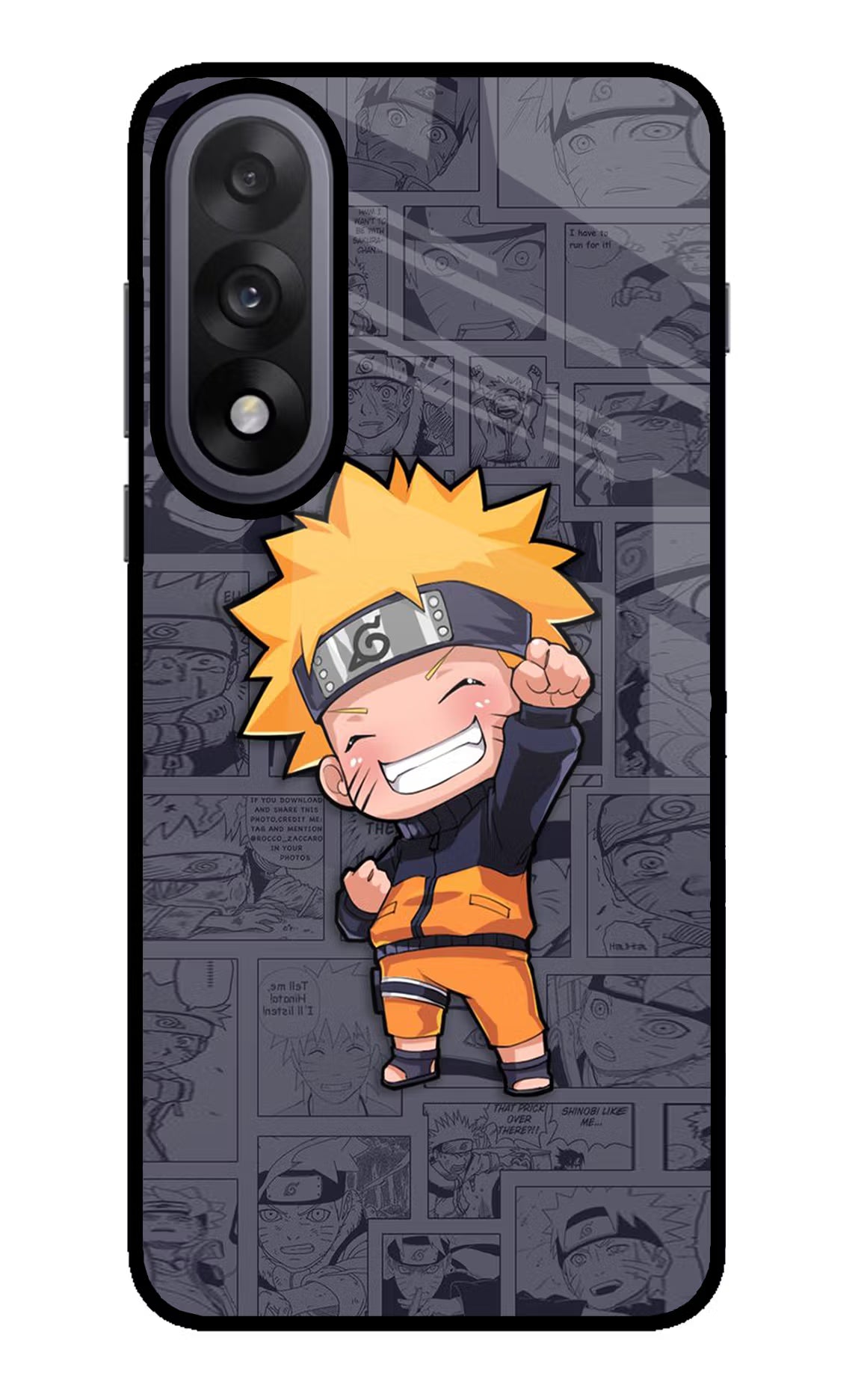 Chota Naruto OnePlus Nord 5 Back Cover - Chota Naruto OnePlus Nord 5 Glass Case Back Cover by Casekaro Chota Naruto OnePlus Nord 5 Glass Case Back Cover by Casekaro