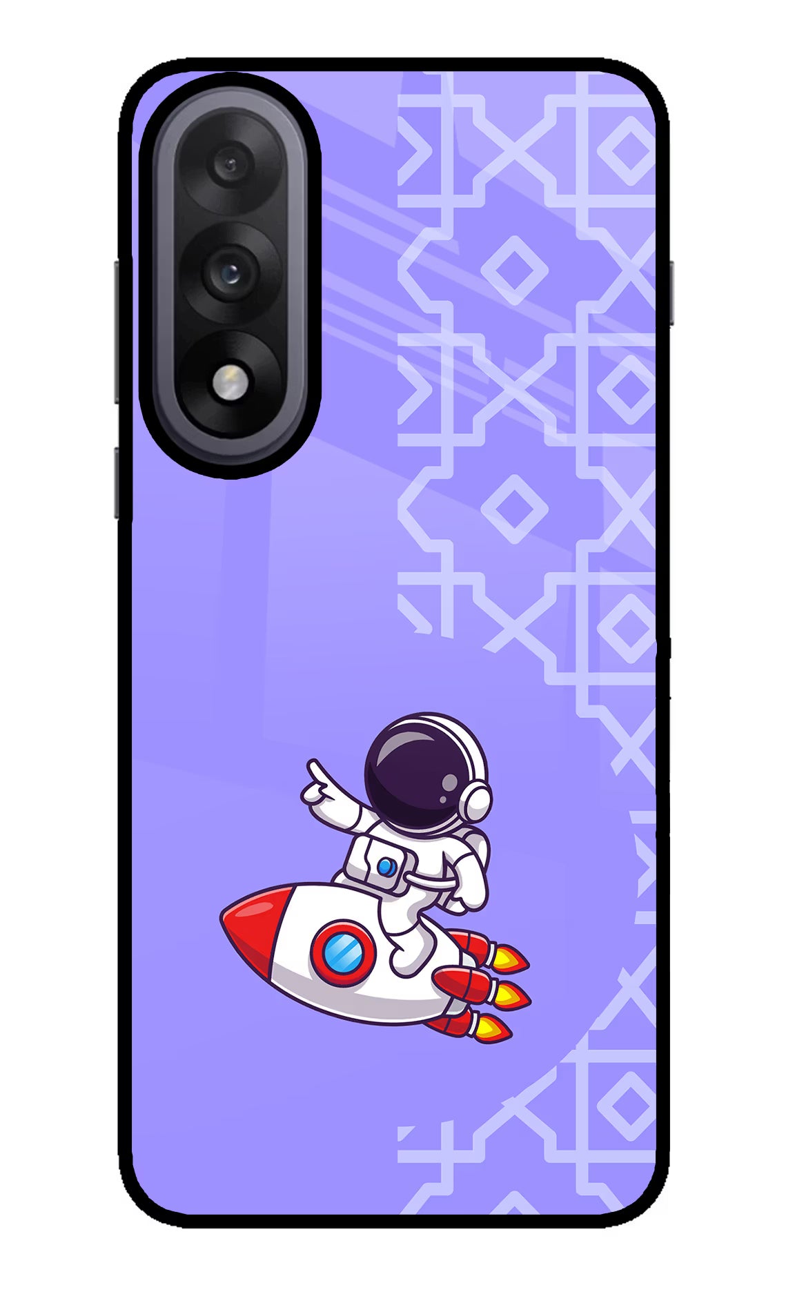Cute Astronaut OnePlus Nord 5 Back Cover - Cute Astronaut OnePlus Nord 5 Glass Case Back Cover by Casekaro Cute Astronaut OnePlus Nord 5 Glass Case Back Cover by Casekaro