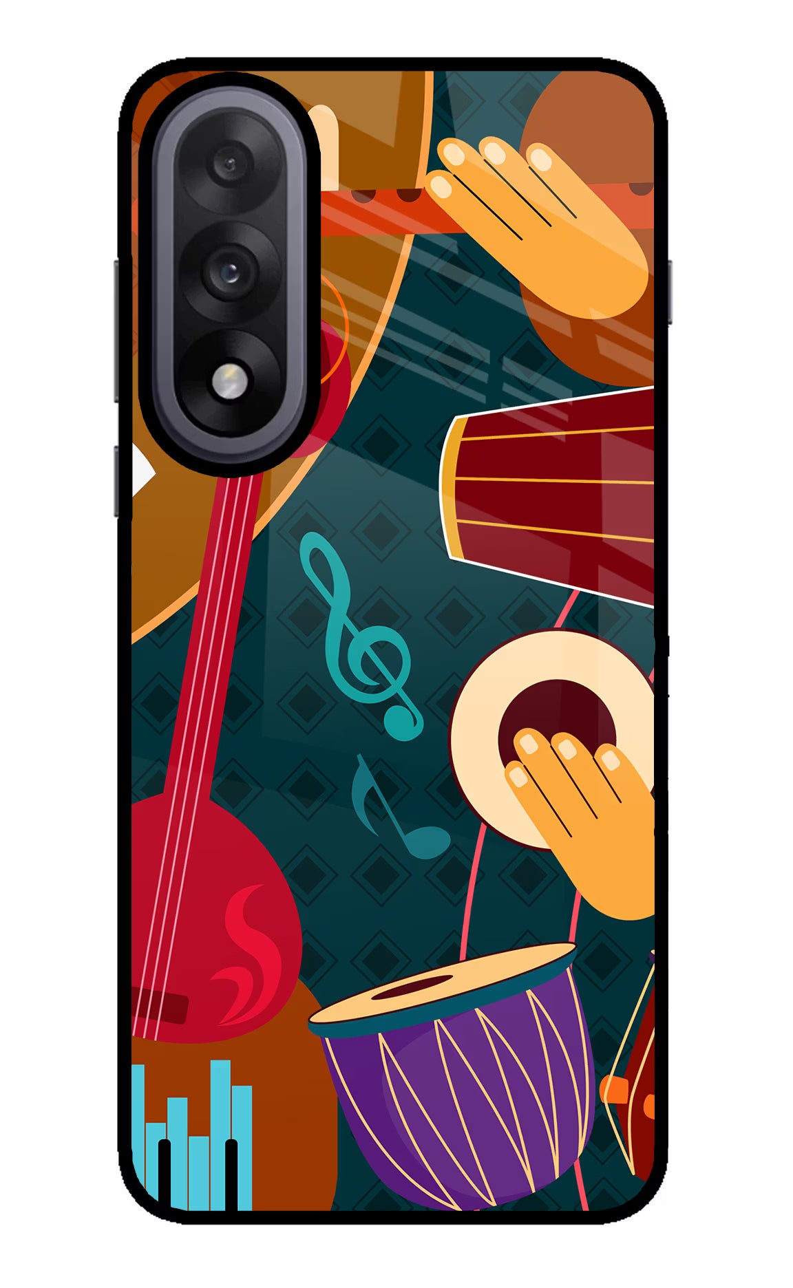 Music Instrument OnePlus Nord 5 Back Cover - Music Instrument OnePlus Nord 5 Glass Case Back Cover by Casekaro Music Instrument OnePlus Nord 5 Glass Case Back Cover by Casekaro
