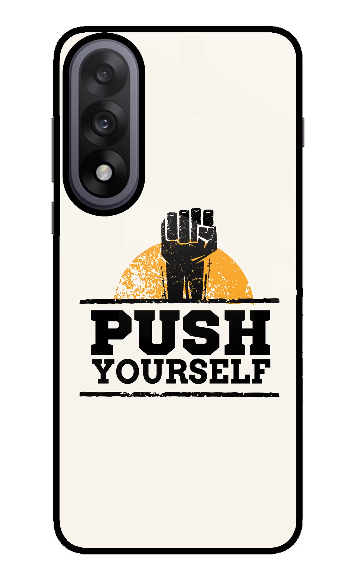 Push Yourself OnePlus Nord 5 Back Cover - Push Yourself OnePlus Nord 5 Glass Case Back Cover by Casekaro Push Yourself OnePlus Nord 5 Glass Case Back Cover by Casekaro
