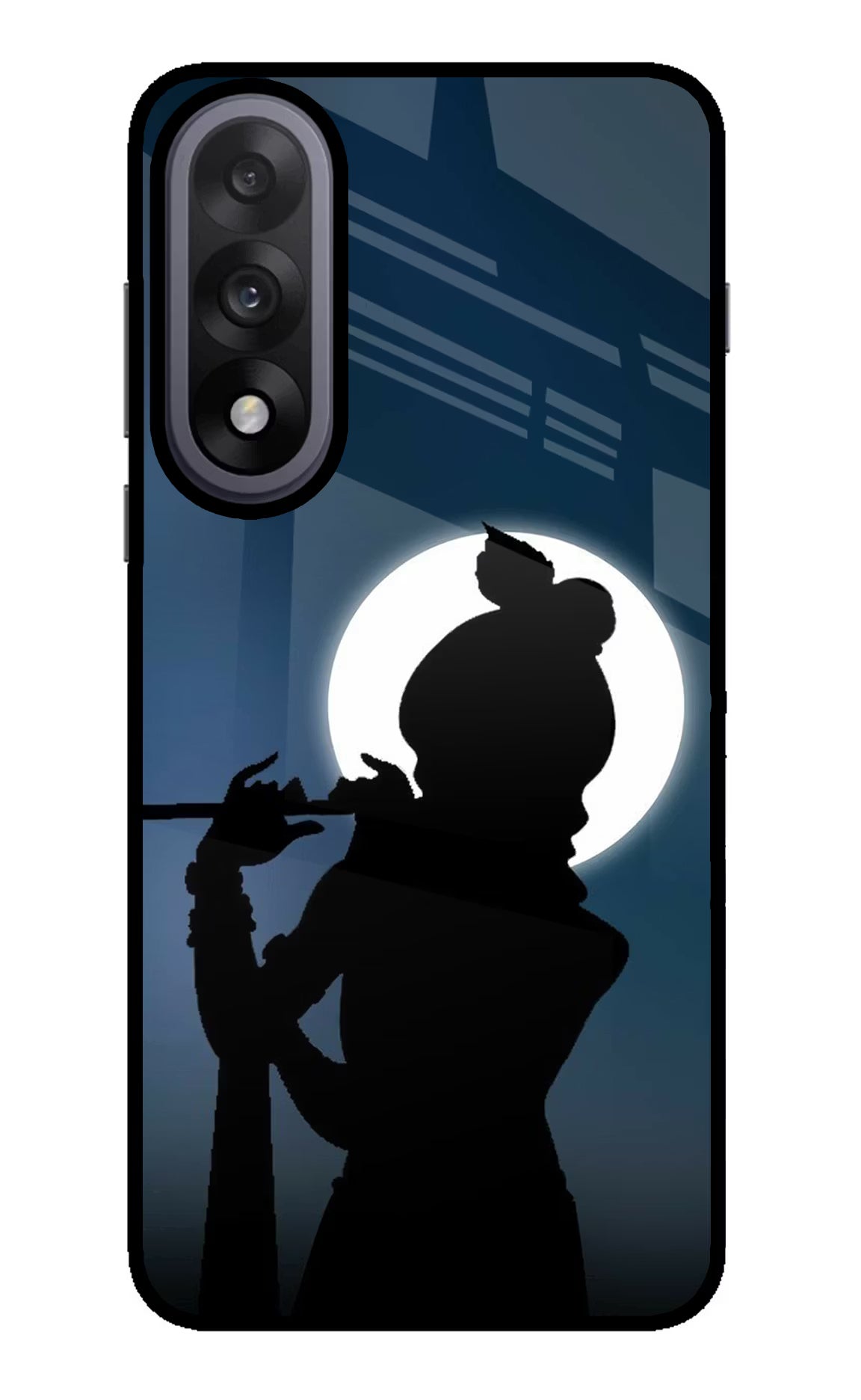 Shri Krishna Silhouette OnePlus Nord 5 Glass Case - Shri Krishna Silhouette OnePlus Nord 5 Glass Case Shri Krishna Silhouette OnePlus Nord 5 Glass Case