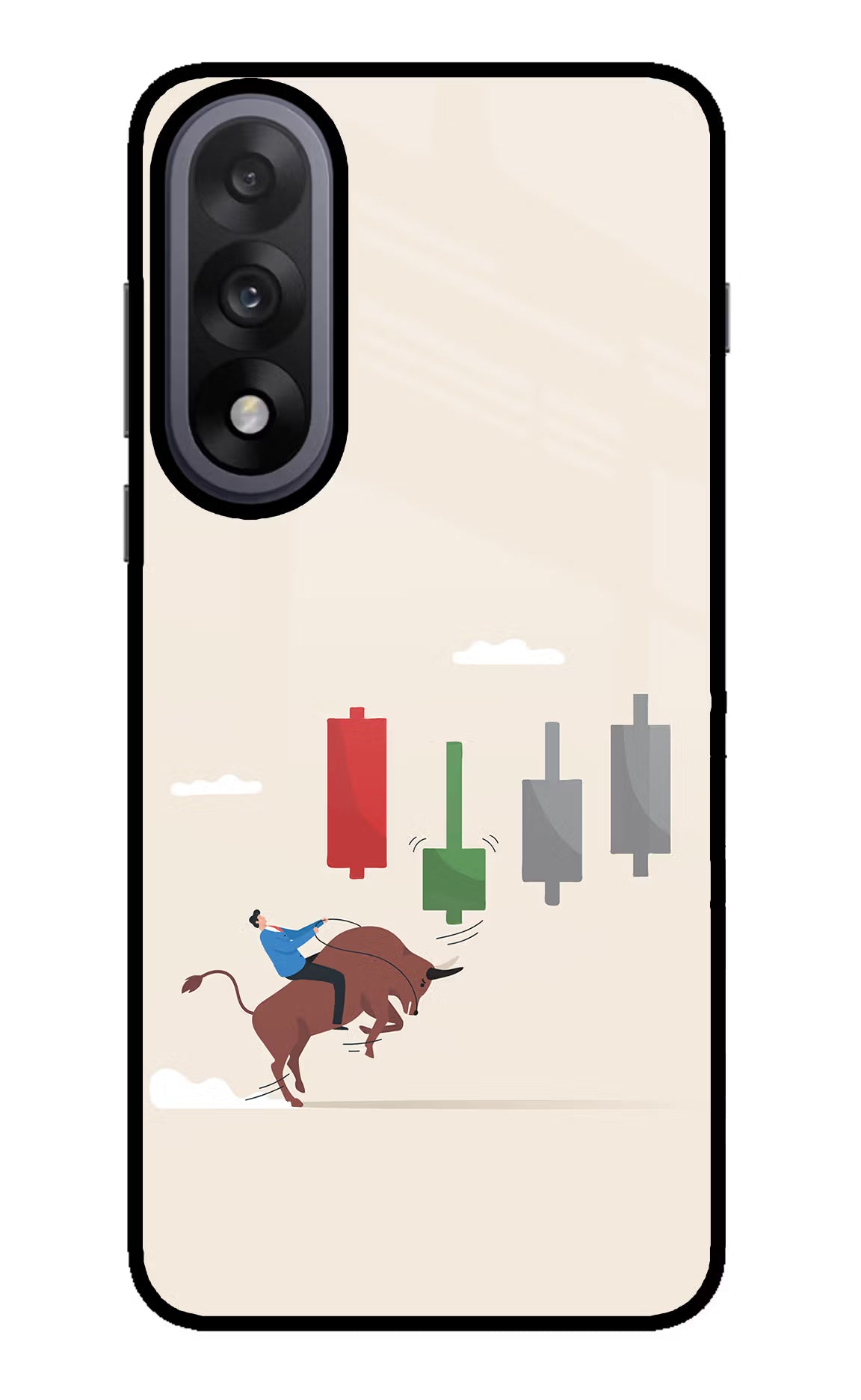 Bull Trading Momentum OnePlus Nord 5 Back Cover - Bull Trading Momentum OnePlus Nord 5 Glass Case Back Cover by Casekaro Bull Trading Momentum OnePlus Nord 5 Glass Case Back Cover by Casekaro
