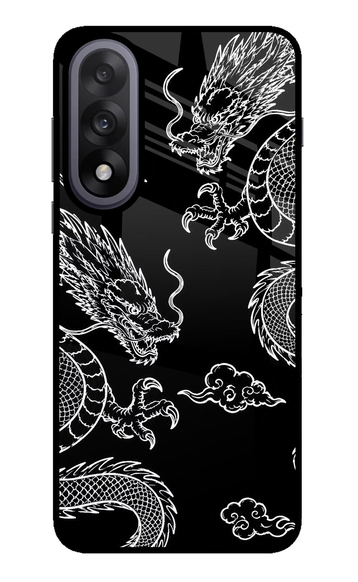 Twin Dragons OnePlus Nord 5 Glass Case - Twin Dragons OnePlus Nord 5 Glass Case Twin Dragons OnePlus Nord 5 Glass Case