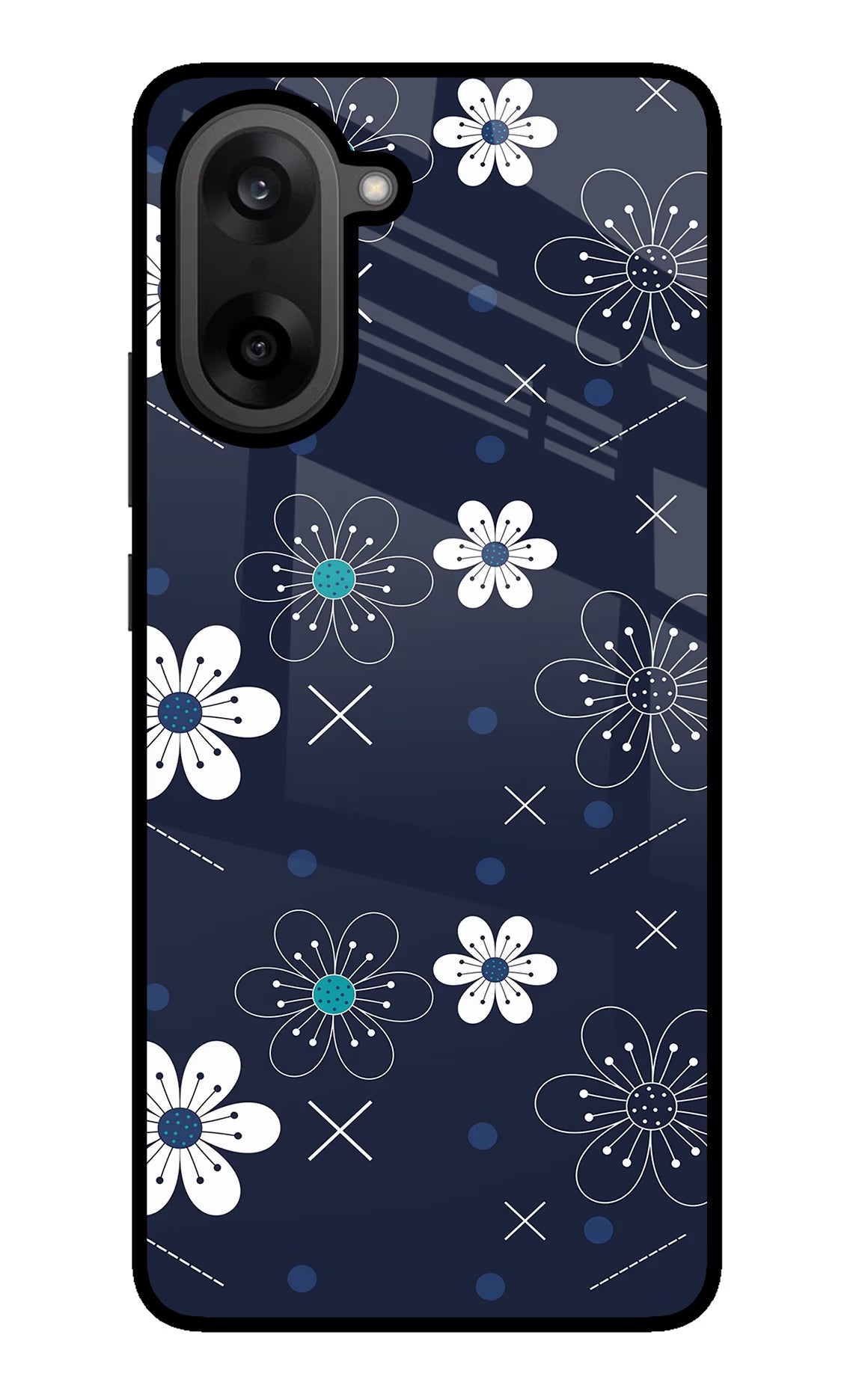 Flowers OnePlus Nord CE5 Glass Case - Flowers OnePlus Nord CE5 Glass Case Flowers OnePlus Nord CE5 Glass Case