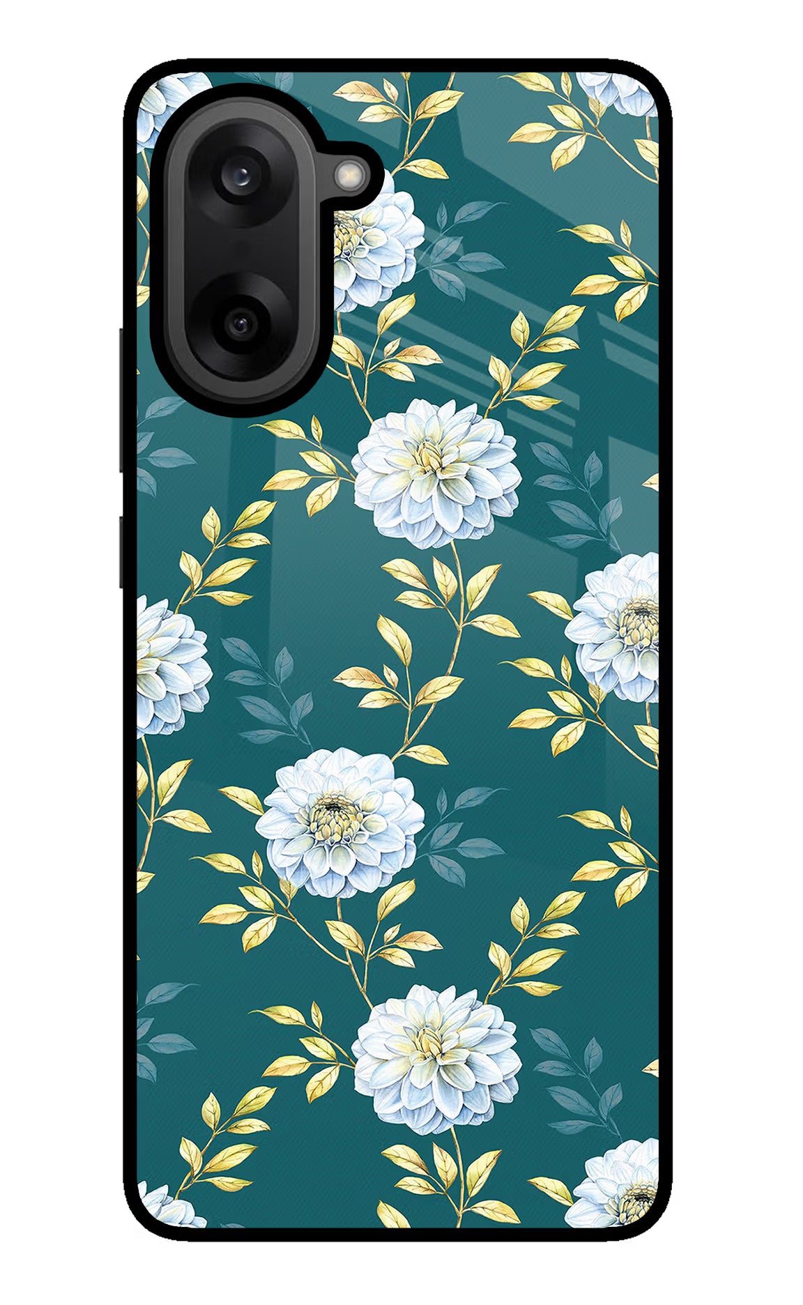 Flowers OnePlus Nord CE5 Glass Case - Flowers OnePlus Nord CE5 Glass Case Flowers OnePlus Nord CE5 Glass Case