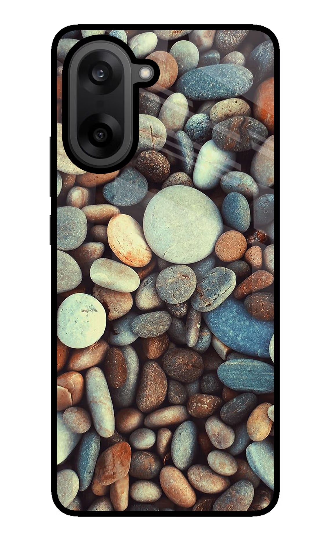 Pebble OnePlus Nord CE5 Back Cover - Pebble OnePlus Nord CE5 Glass Case Back Cover by Casekaro Pebble OnePlus Nord CE5 Glass Case Back Cover by Casekaro