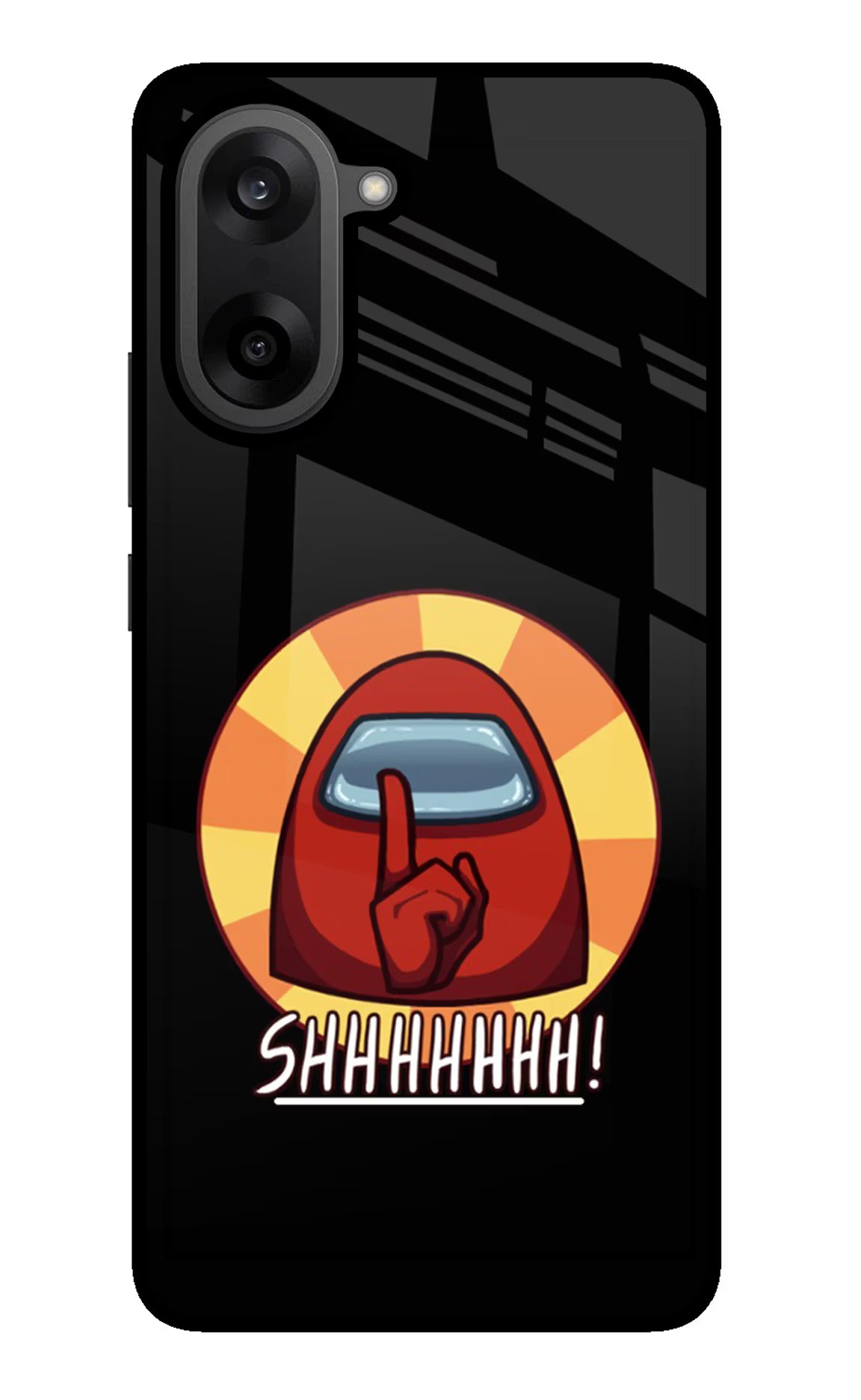 Among Us Shhh! OnePlus Nord CE5 Back Cover - Among Us Shhh! OnePlus Nord CE5 Glass Case Back Cover by Casekaro Among Us Shhh! OnePlus Nord CE5 Glass Case Back Cover by Casekaro