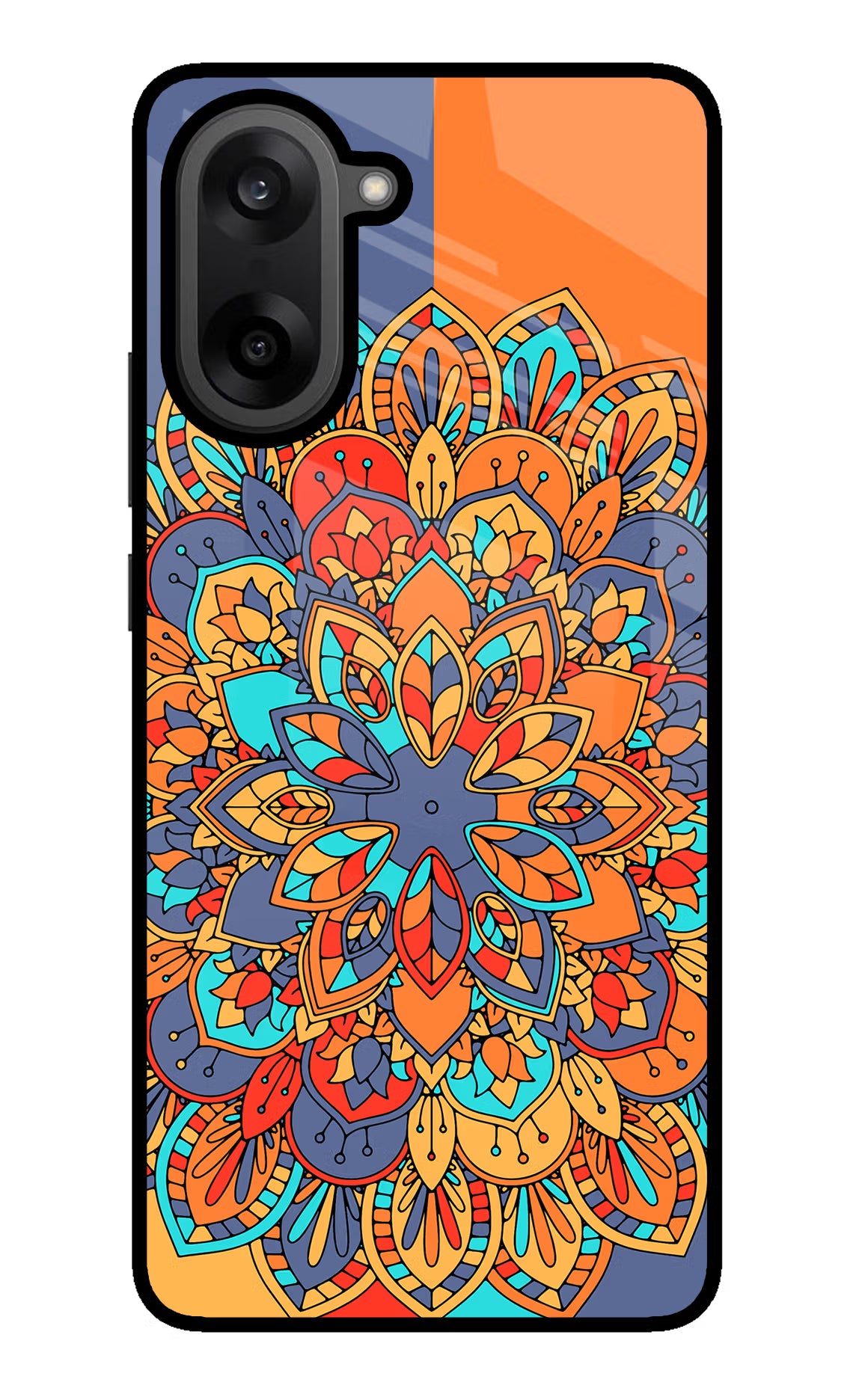Color Mandala OnePlus Nord CE5 Back Cover - Color Mandala OnePlus Nord CE5 Glass Case Back Cover by Casekaro Color Mandala OnePlus Nord CE5 Glass Case Back Cover by Casekaro