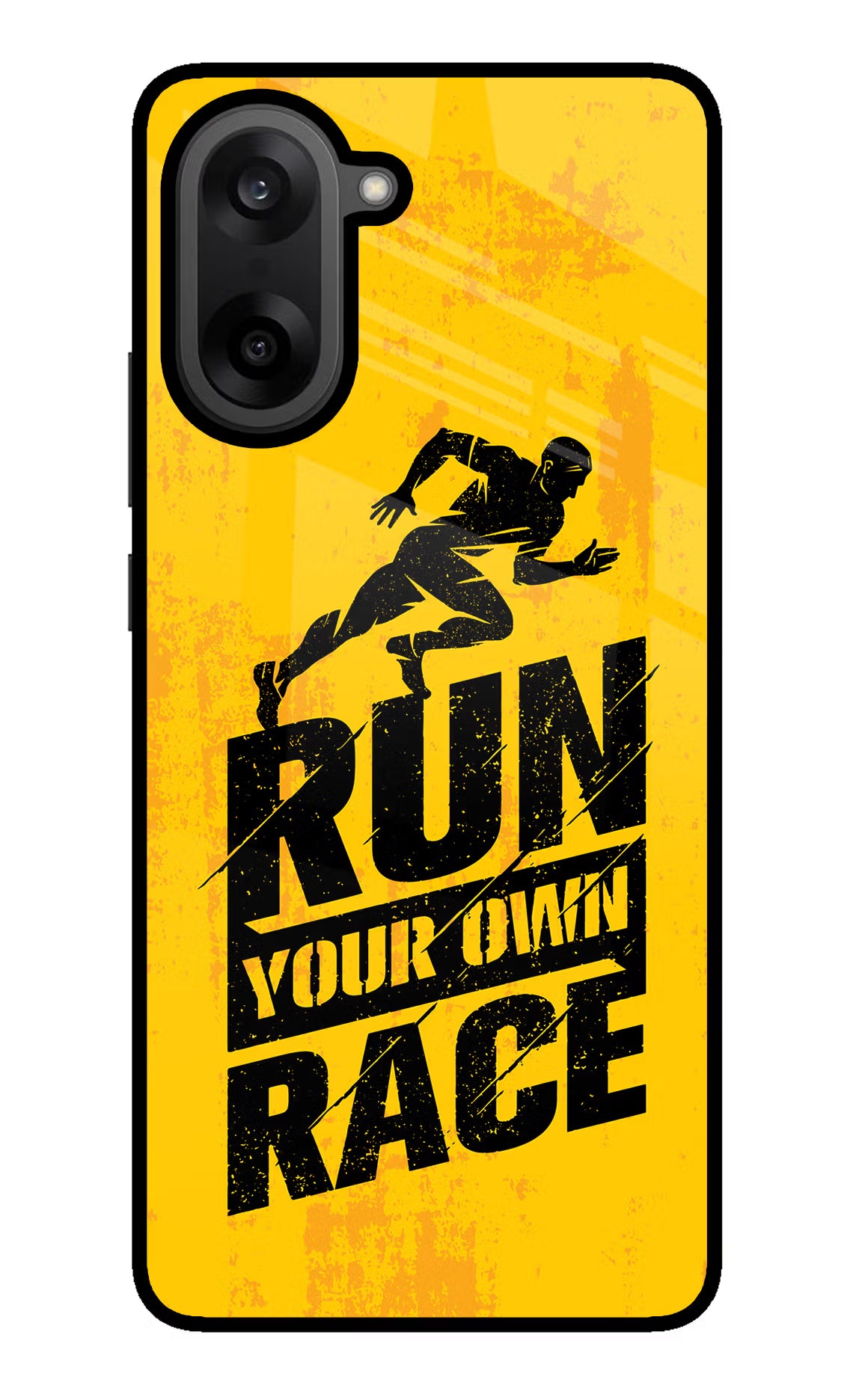 Run Your Own Race OnePlus Nord CE5 Back Cover - Run Your Own Race OnePlus Nord CE5 Glass Case Back Cover by Casekaro Run Your Own Race OnePlus Nord CE5 Glass Case Back Cover by Casekaro