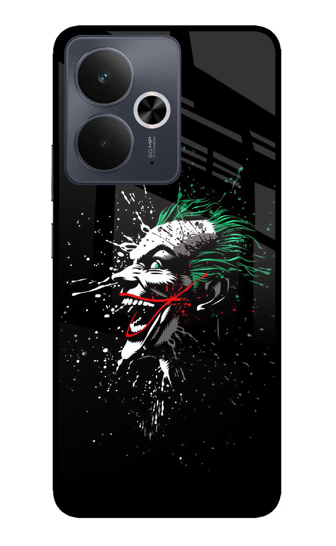 Joker Realme 14T 5G Glass Case - Joker Realme 14T 5G Glass Case Joker Realme 14T 5G Glass Case