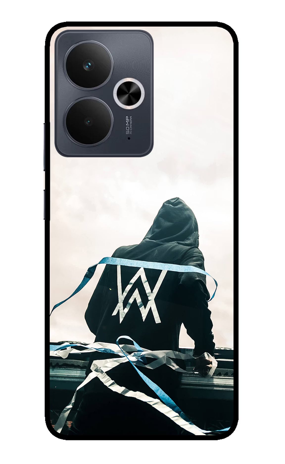 Alan Walker Realme 14T 5G Back Cover - Alan Walker Realme 14T 5G Glass Case Back Cover by Casekaro Alan Walker Realme 14T 5G Glass Case Back Cover by Casekaro