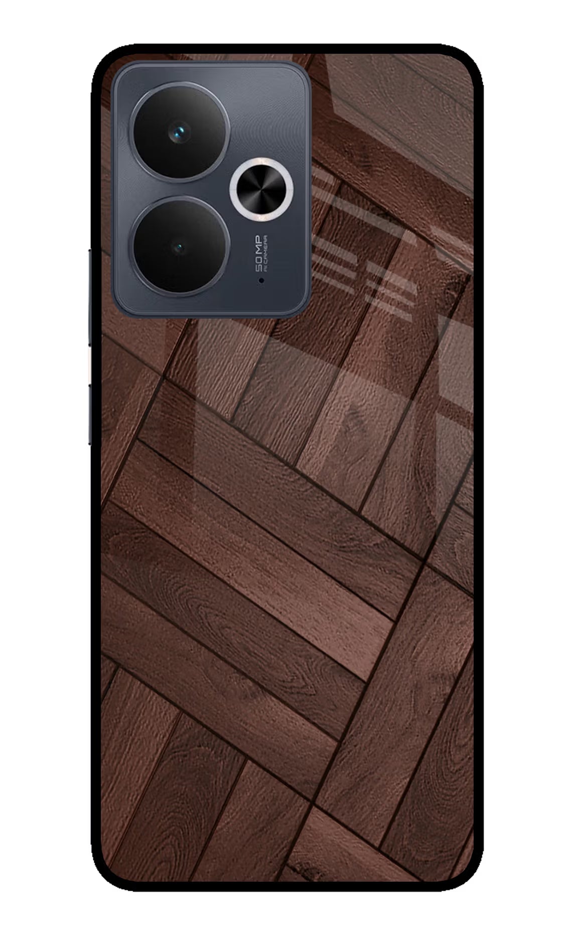 Wooden Texture Design Realme 14T 5G Back Cover - Wooden Texture Design Realme 14T 5G Glass Case Back Cover by Casekaro Wooden Texture Design Realme 14T 5G Glass Case Back Cover by Casekaro