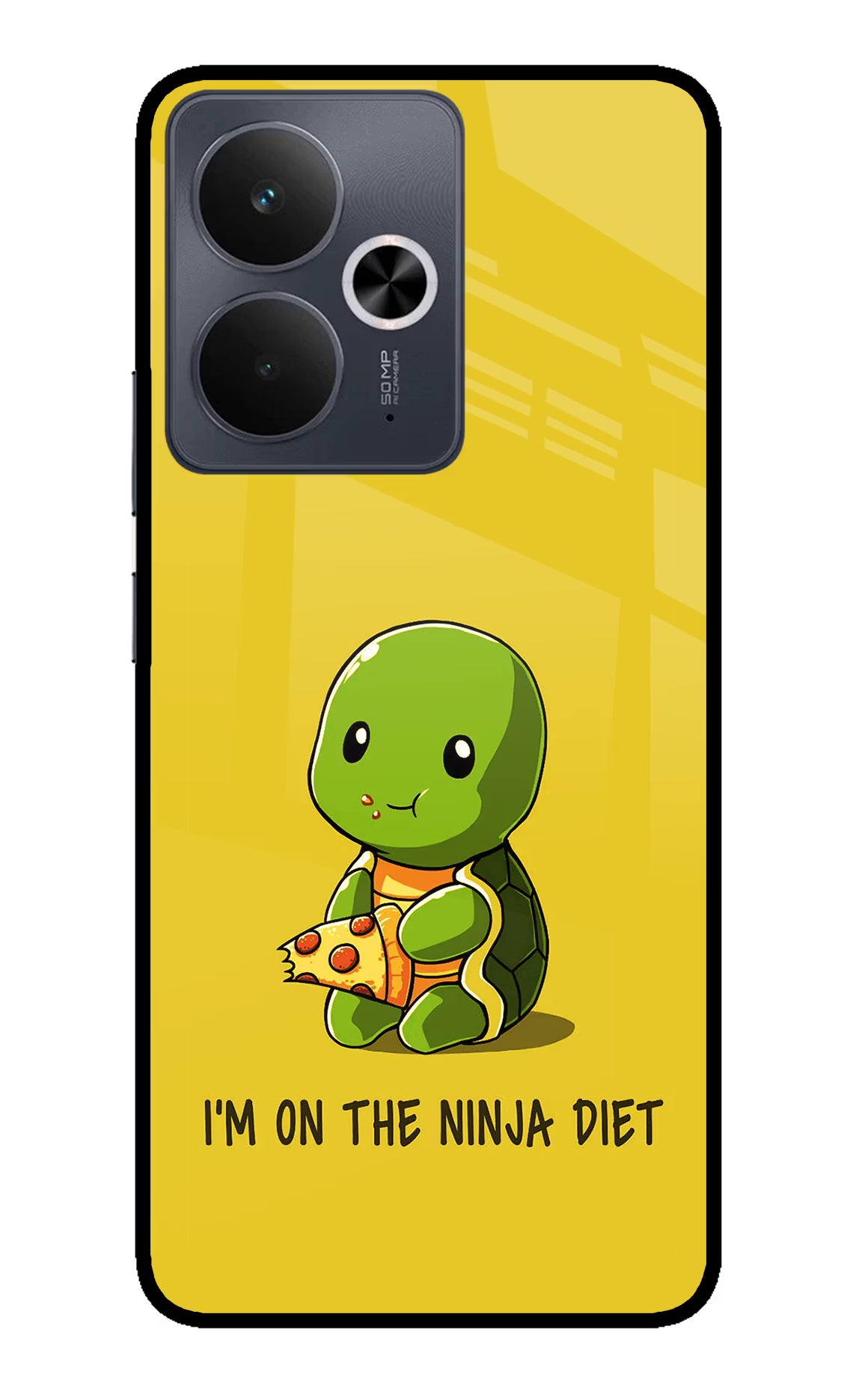 I'm on Ninja Diet Realme 14T 5G Glass Case - I'm on Ninja Diet Realme 14T 5G Glass Case I'm on Ninja Diet Realme 14T 5G Glass Case