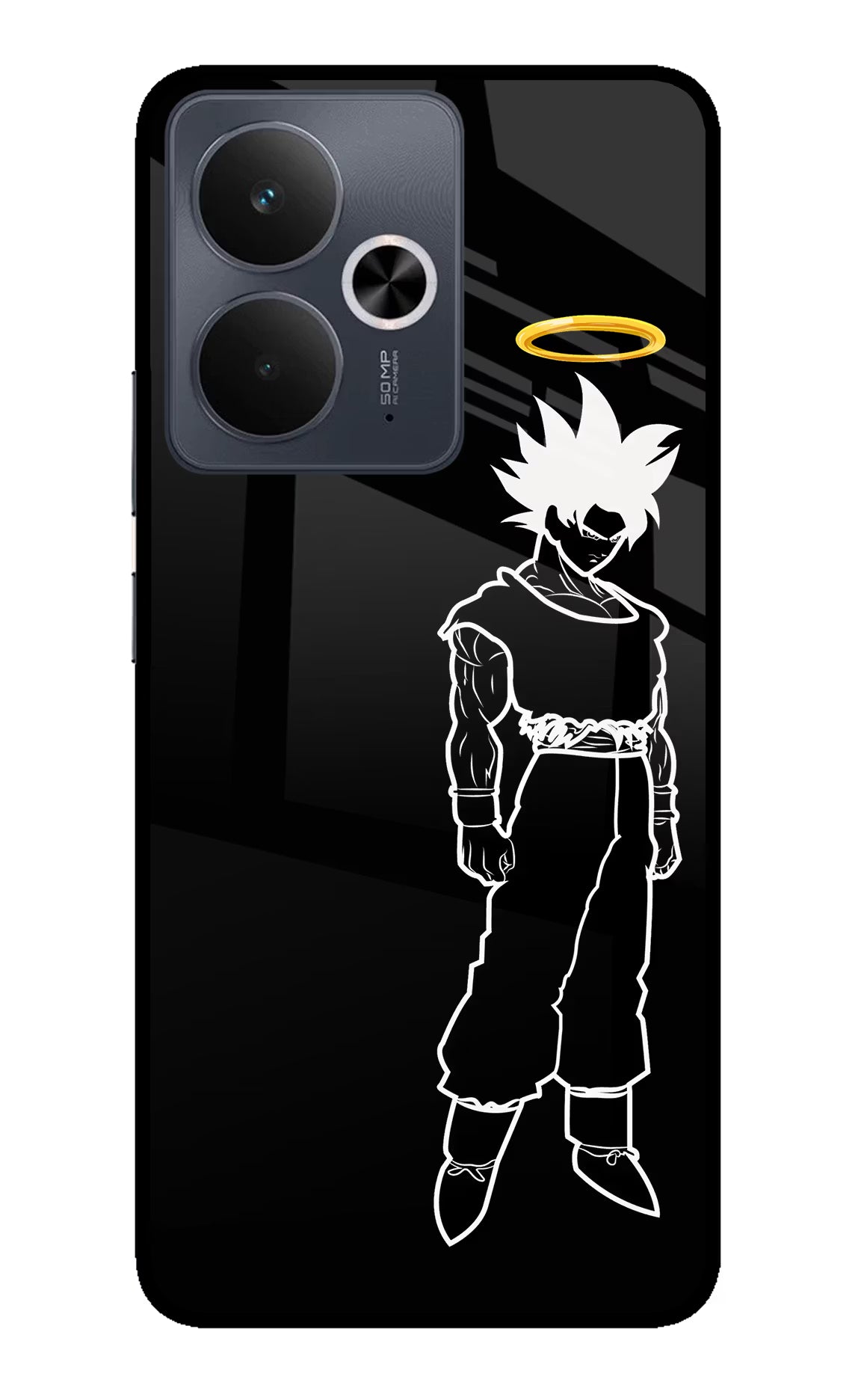 DBS Character Realme 14T 5G Back Cover - DBS Character Realme 14T 5G Glass Case Back Cover by Casekaro DBS Character Realme 14T 5G Glass Case Back Cover by Casekaro