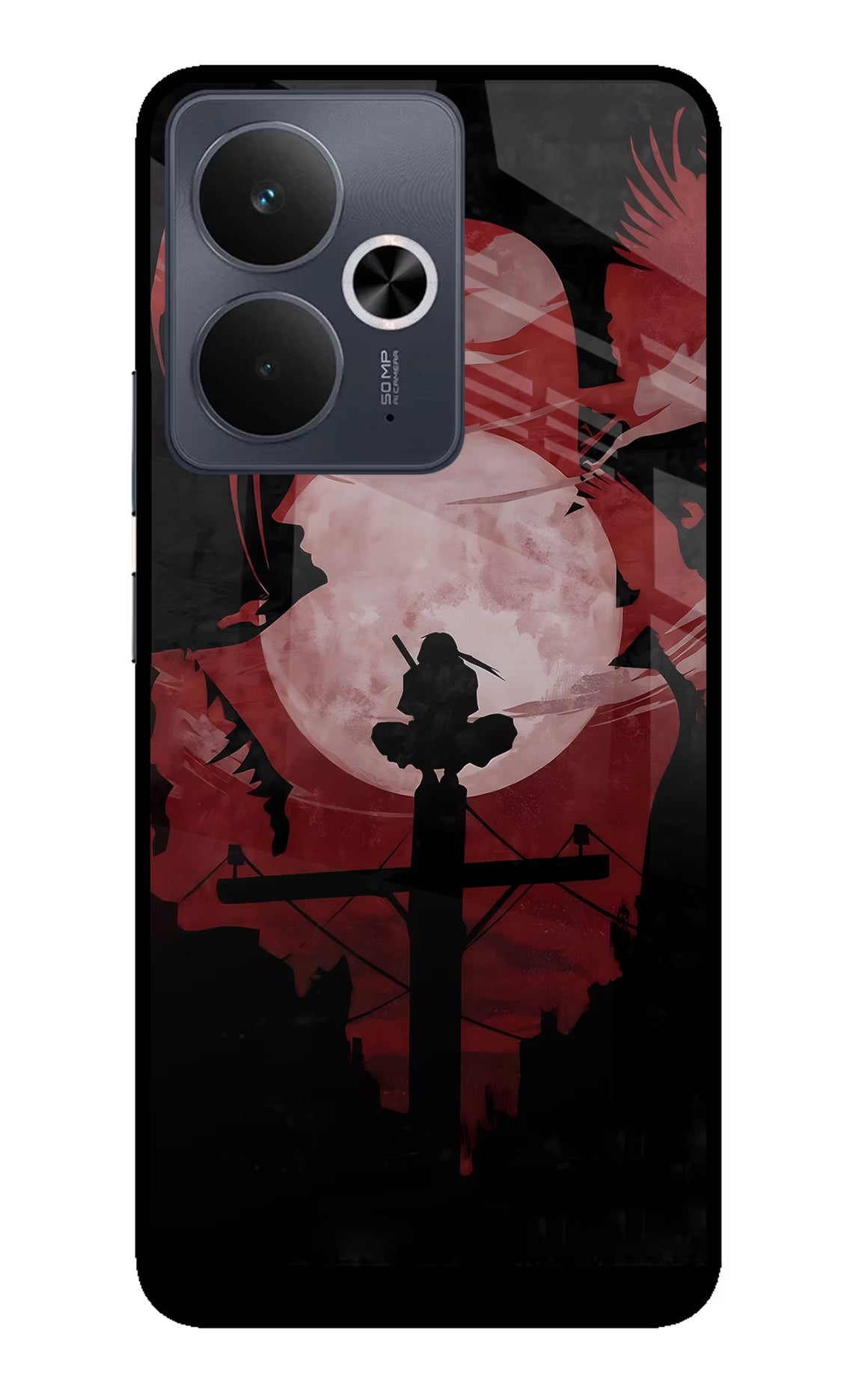 Naruto Anime Realme 14T 5G Back Cover - Naruto Anime Realme 14T 5G Glass Case Back Cover by Casekaro Naruto Anime Realme 14T 5G Glass Case Back Cover by Casekaro