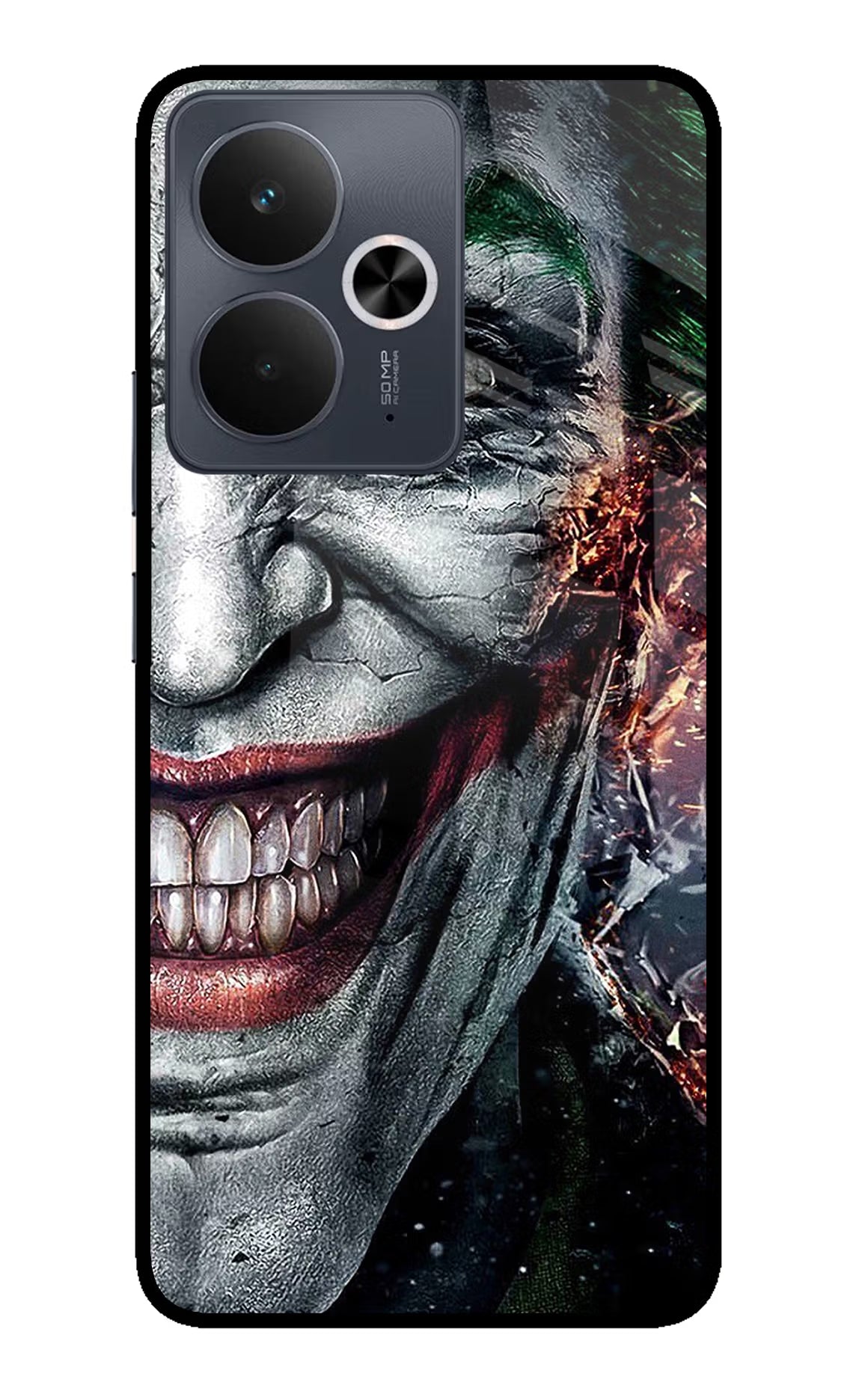 Joker Cam Realme 14T 5G Glass Case - Joker Cam Realme 14T 5G Glass Case Joker Cam Realme 14T 5G Glass Case