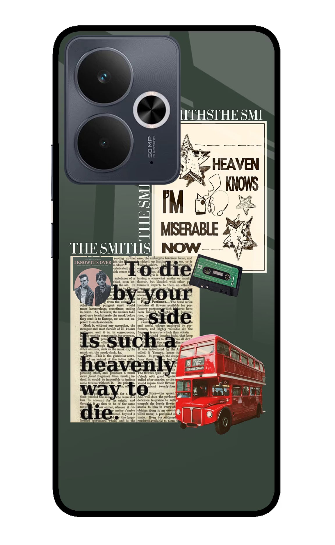 The Smiths Realme 14T 5G Glass Case - The Smiths Realme 14T 5G Glass Case The Smiths Realme 14T 5G Glass Case