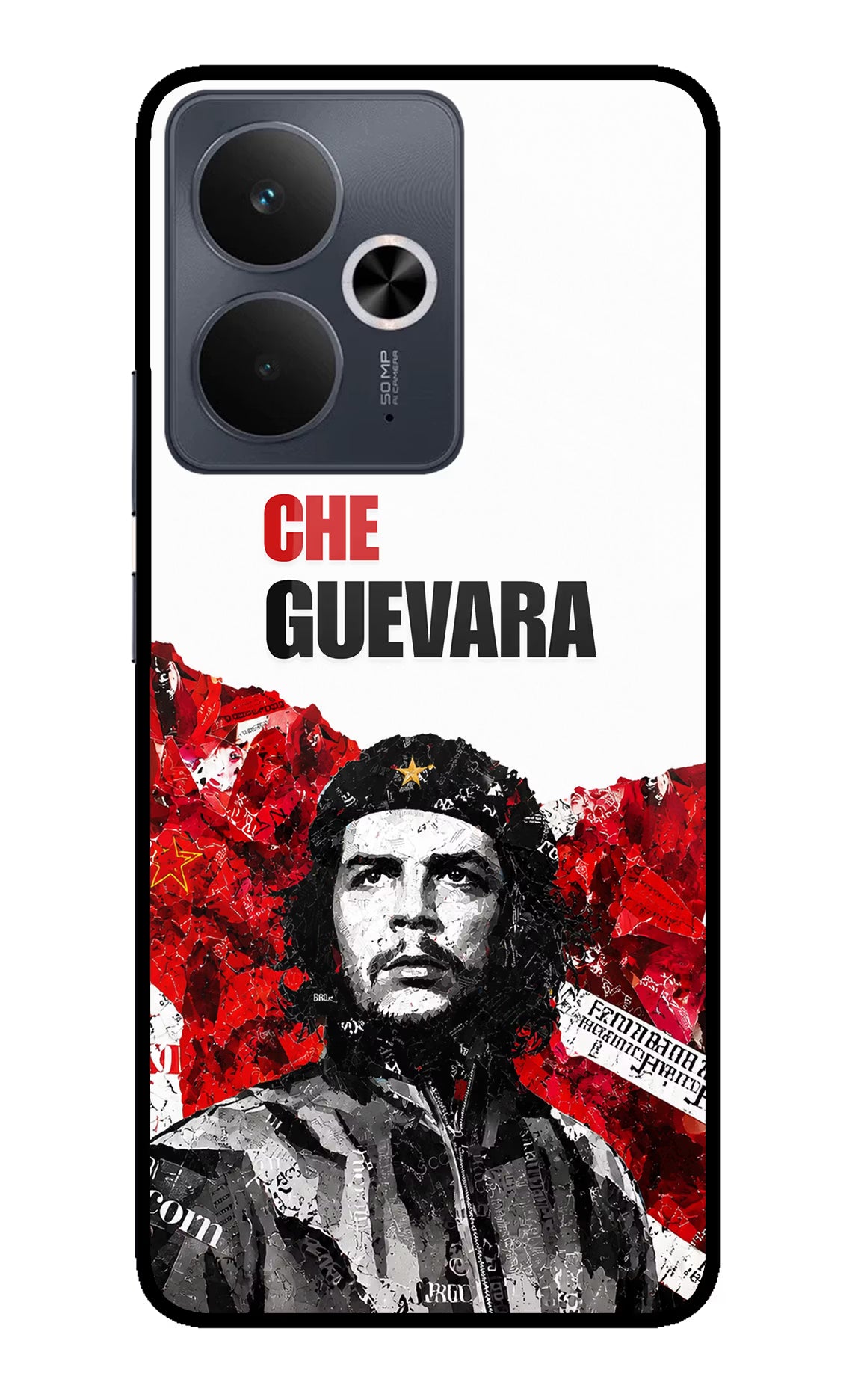 Che Guevara Revolution Realme 14T 5G Glass Case - Che Guevara Revolution Realme 14T 5G Glass Case Che Guevara Revolution Realme 14T 5G Glass Case