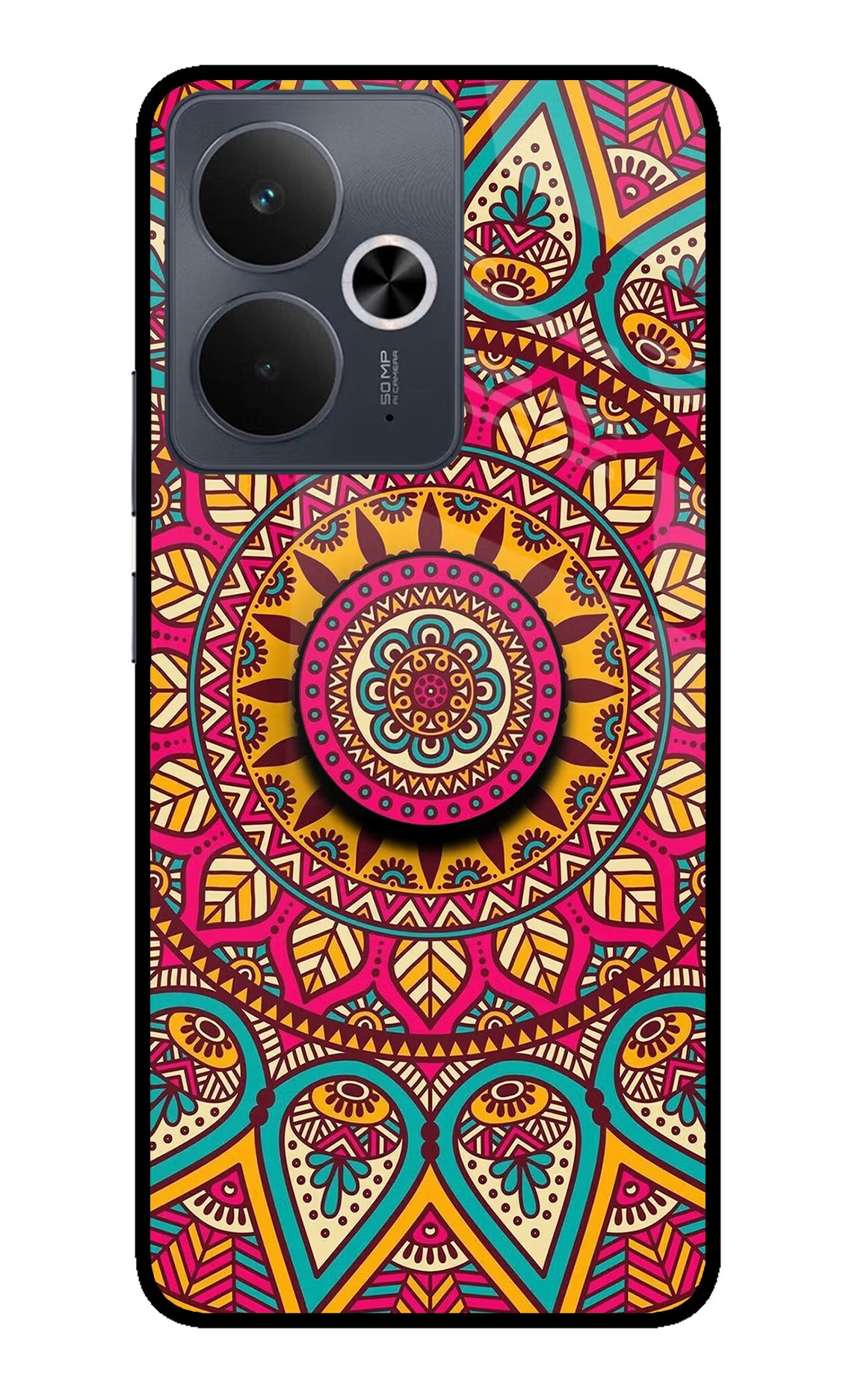 Mandala Realme 14T 5G Pop Case - Mandala Realme 14T 5G Pop Case by Casekaro Mandala Realme 14T 5G Pop Case by Casekaro