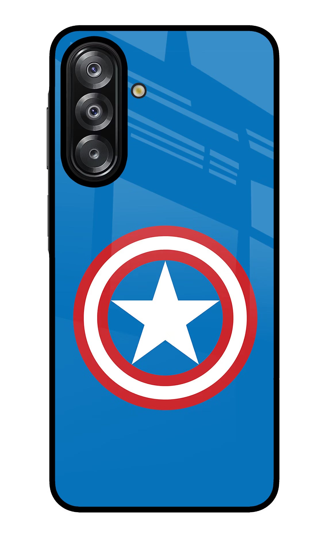 Captain America Logo Samsung A26 Glass Case - Captain America Logo Samsung A26 Glass Case Captain America Logo Samsung A26 Glass Case