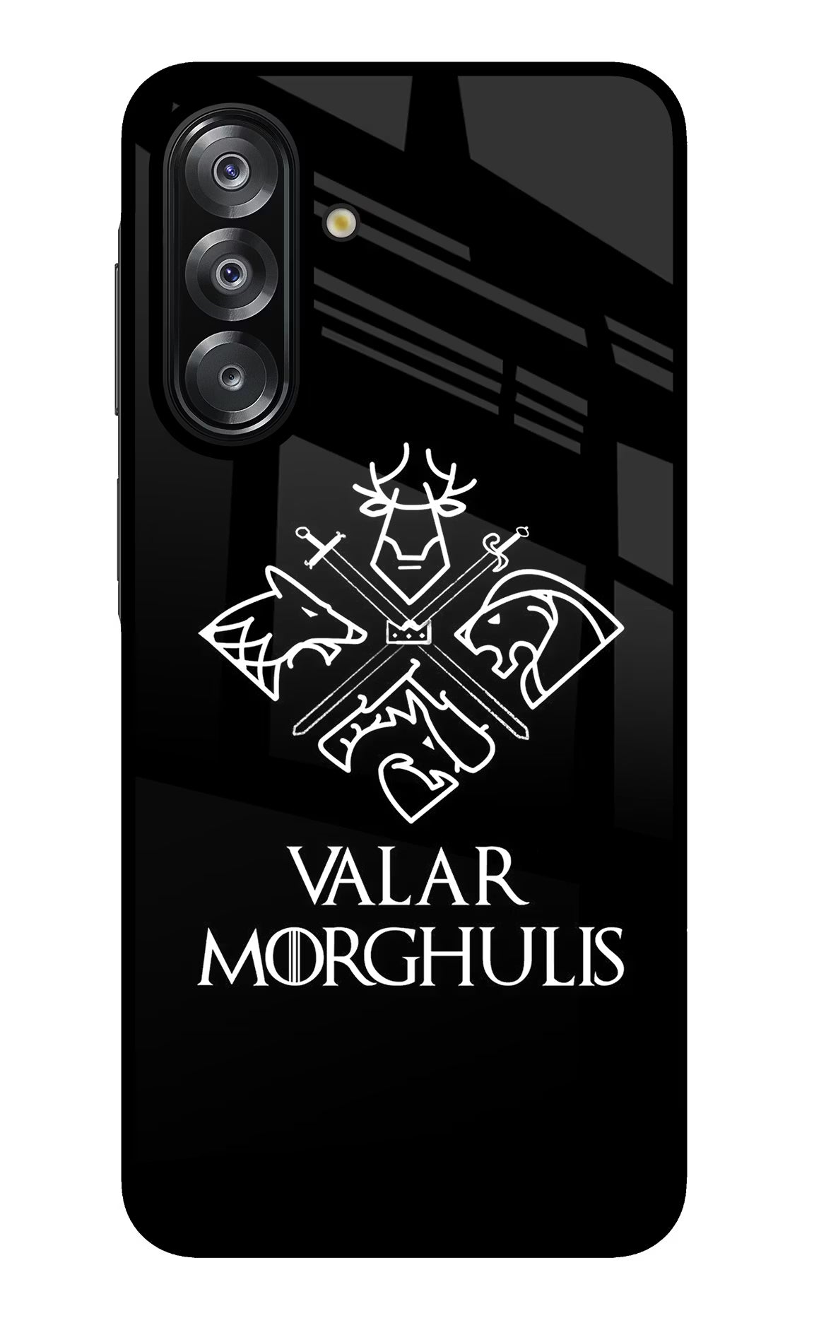 Valar Morghulis | Game Of Thrones Samsung A26 Glass Case - Valar Morghulis | Game Of Thrones Samsung A26 Glass Case Valar Morghulis | Game Of Thrones Samsung A26 Glass Case
