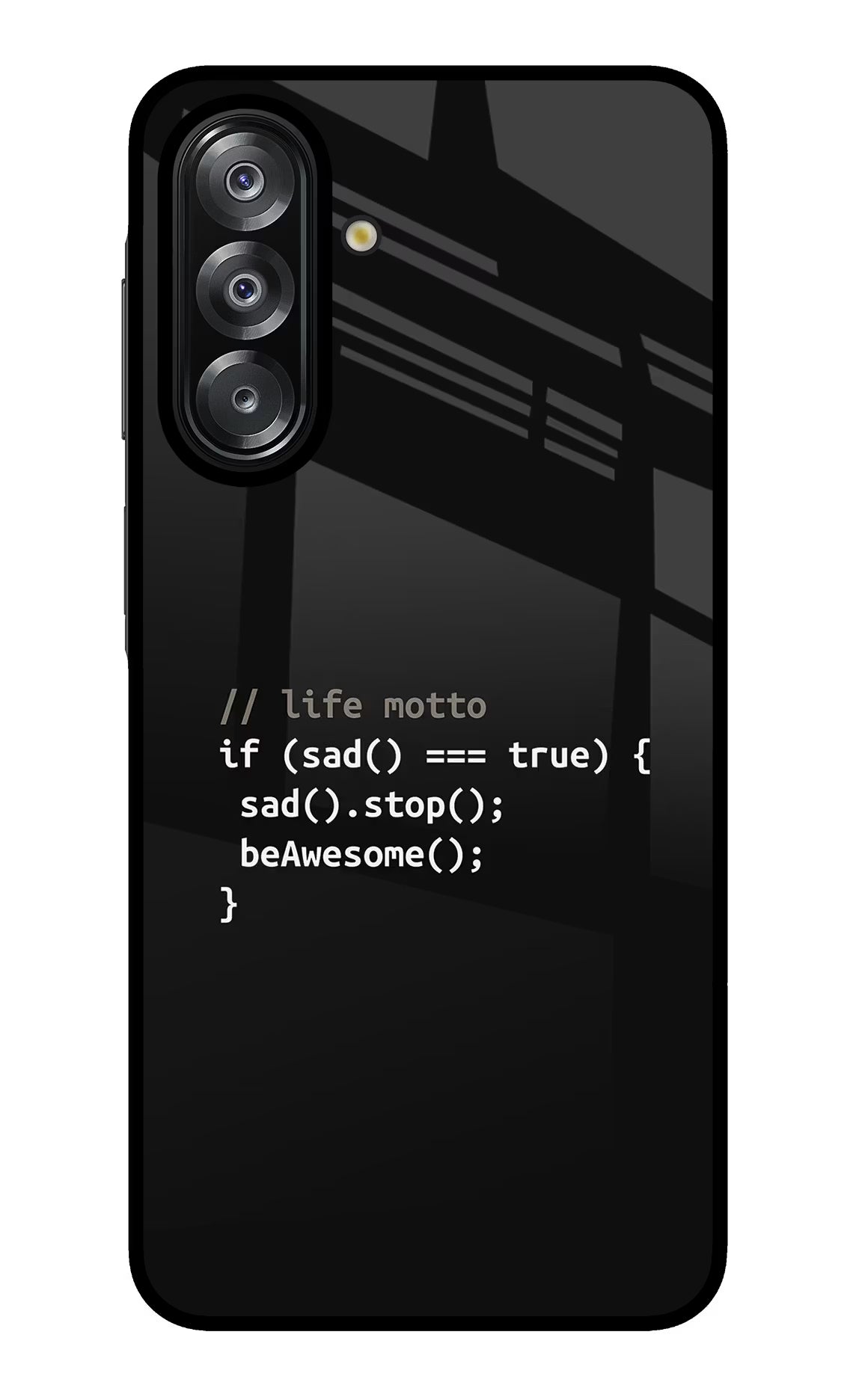 Life Motto Code Samsung A26 Glass Case - Life Motto Code Samsung A26 Glass Case Life Motto Code Samsung A26 Glass Case